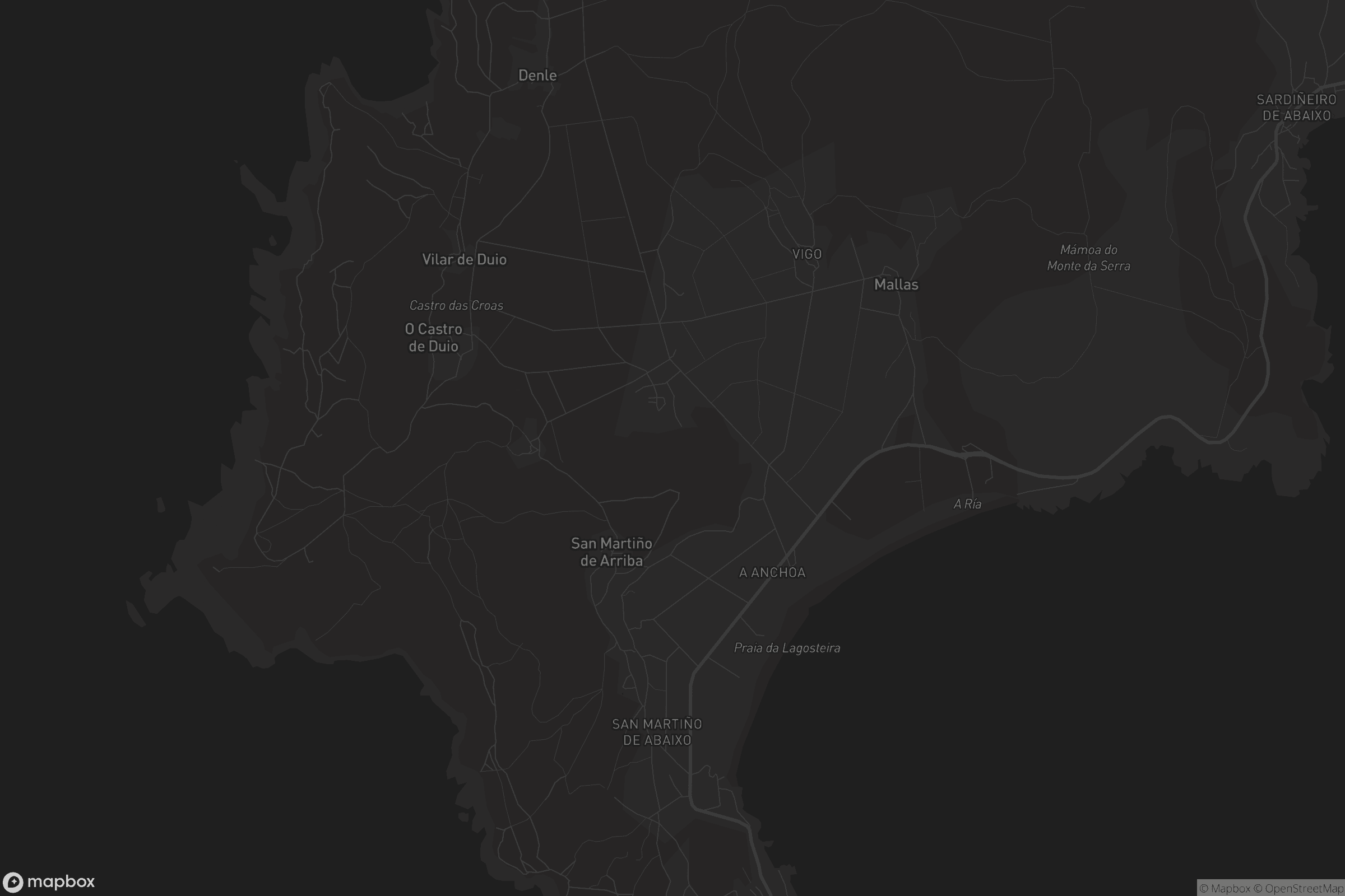 Mapa de San Martiño de Duio