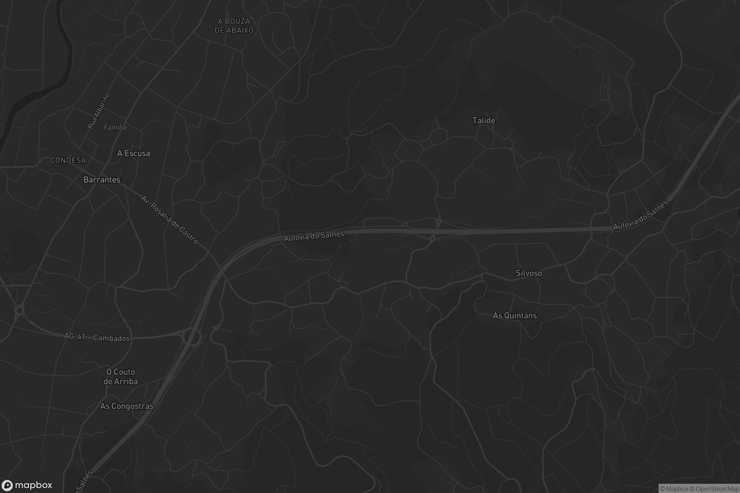 Mapa de San Martiño de Meis