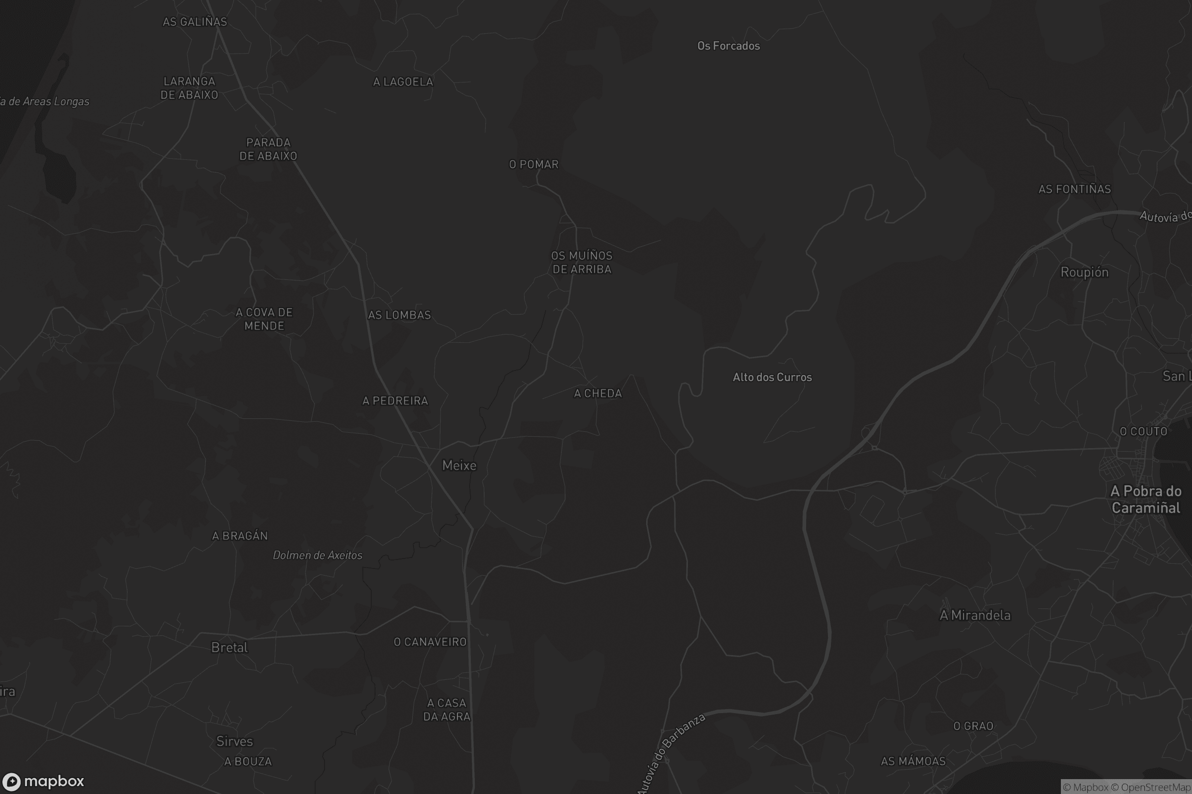 Mapa de San Martiño de Oleiros