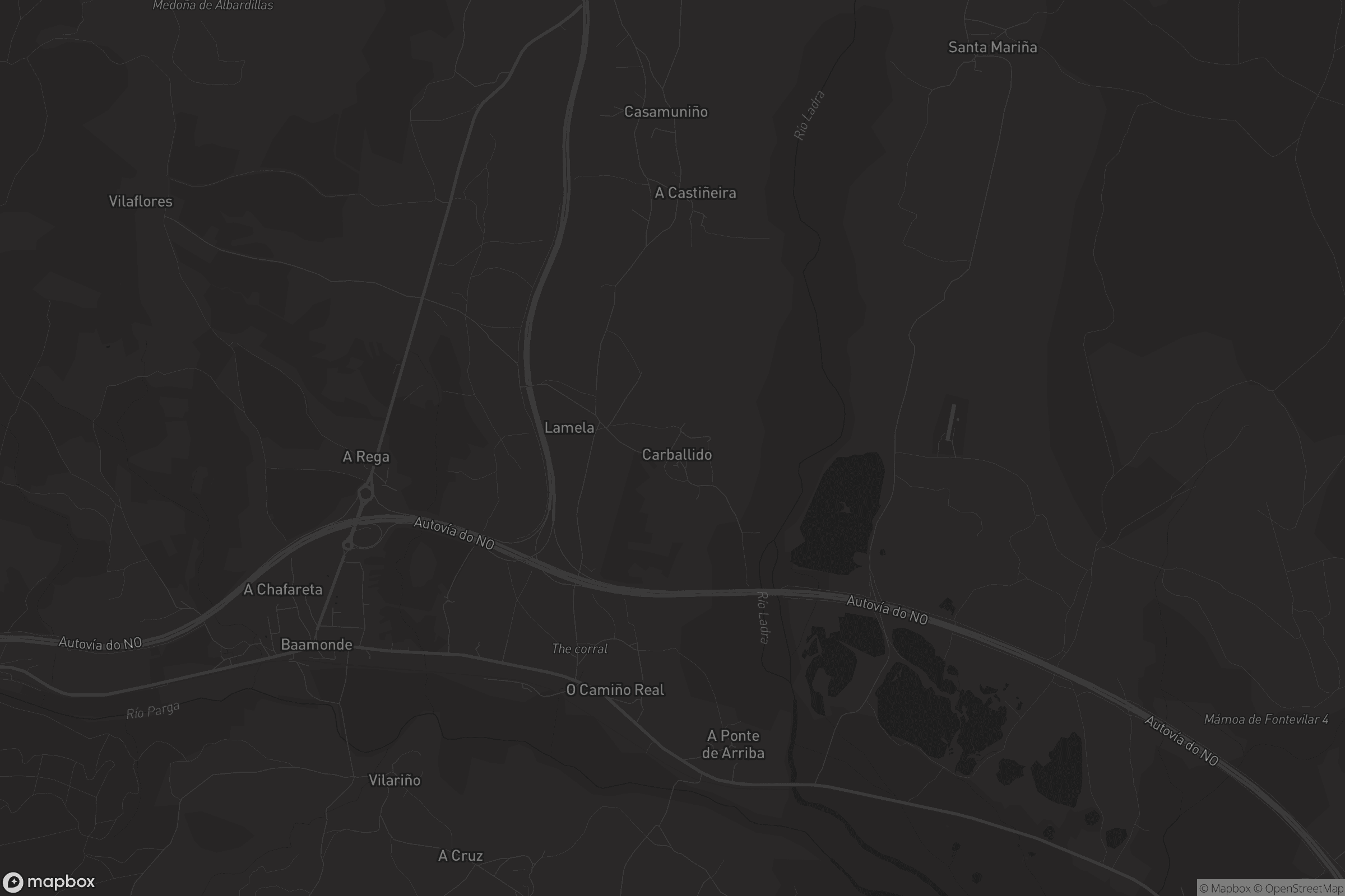 Mapa de San Martiño de Pacios