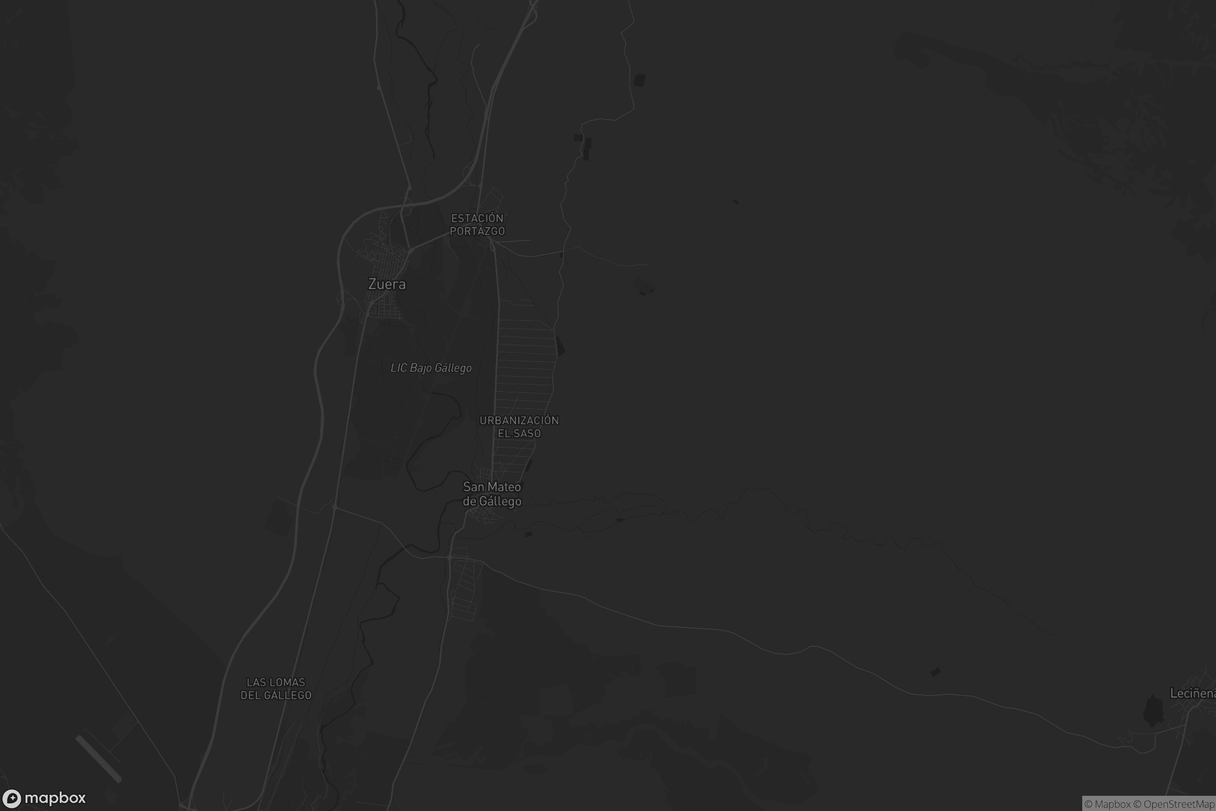 Mapa de San Mateo de Gállego