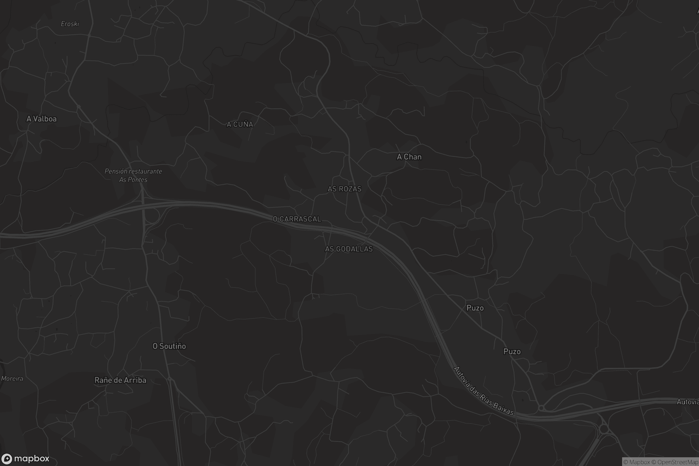 Mapa de San Mateo de Oliveira