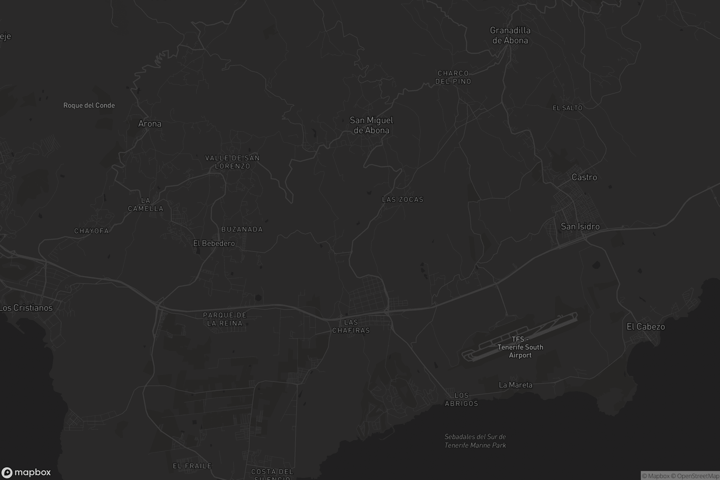 Mapa de San Miguel de Abona