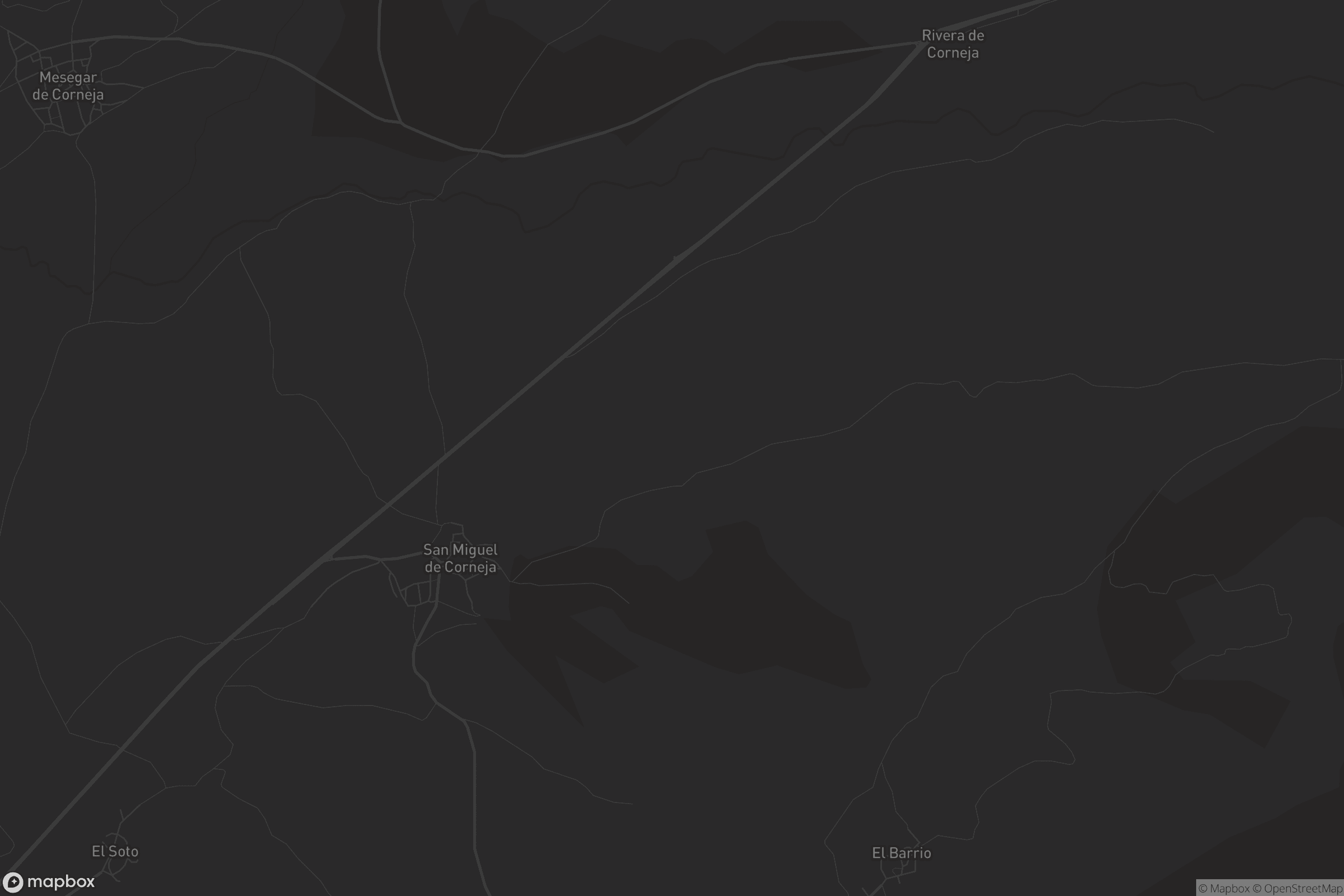 Mapa de San Miguel de Corneja