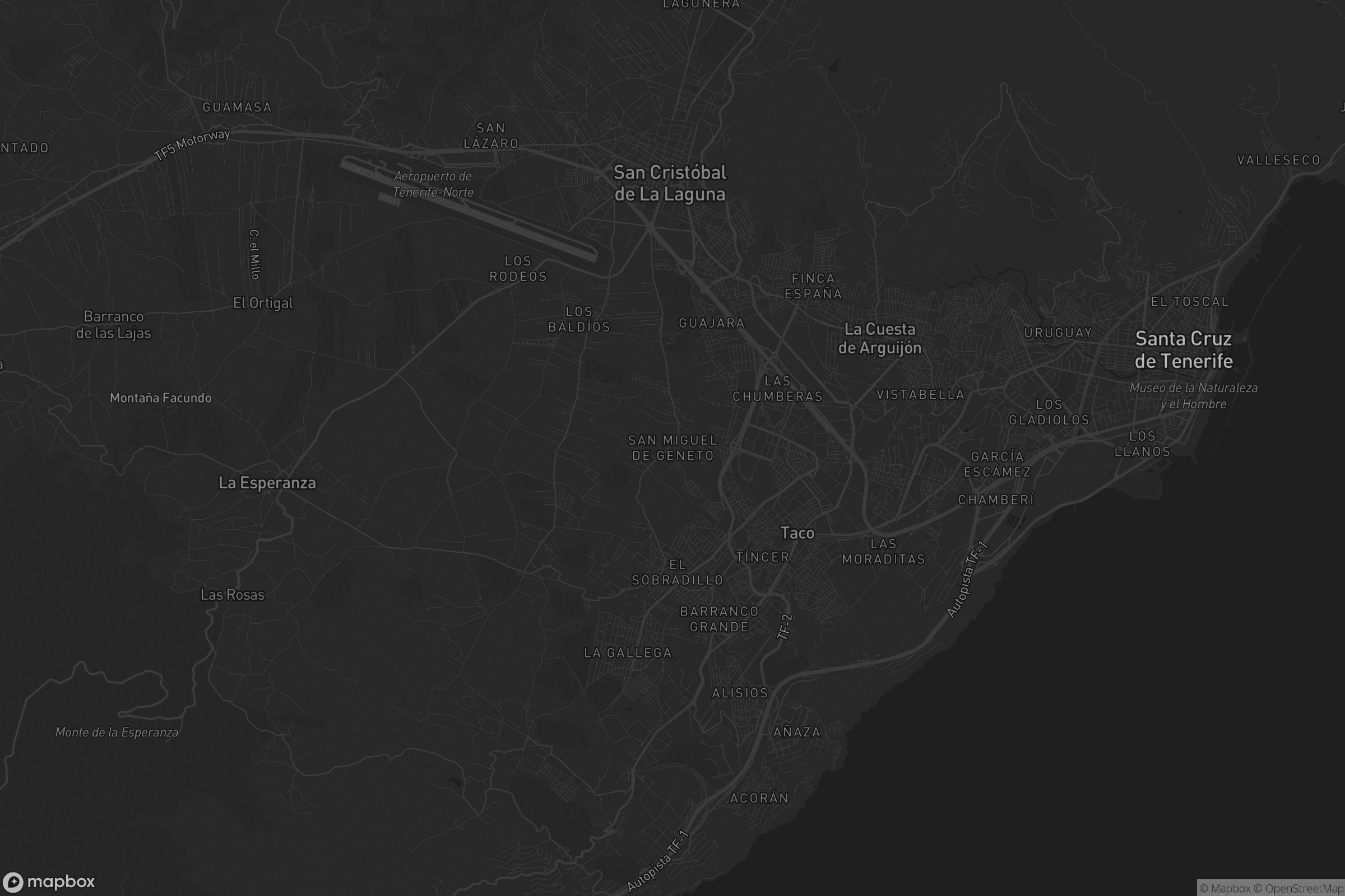 Mapa de San Miguel de Geneto