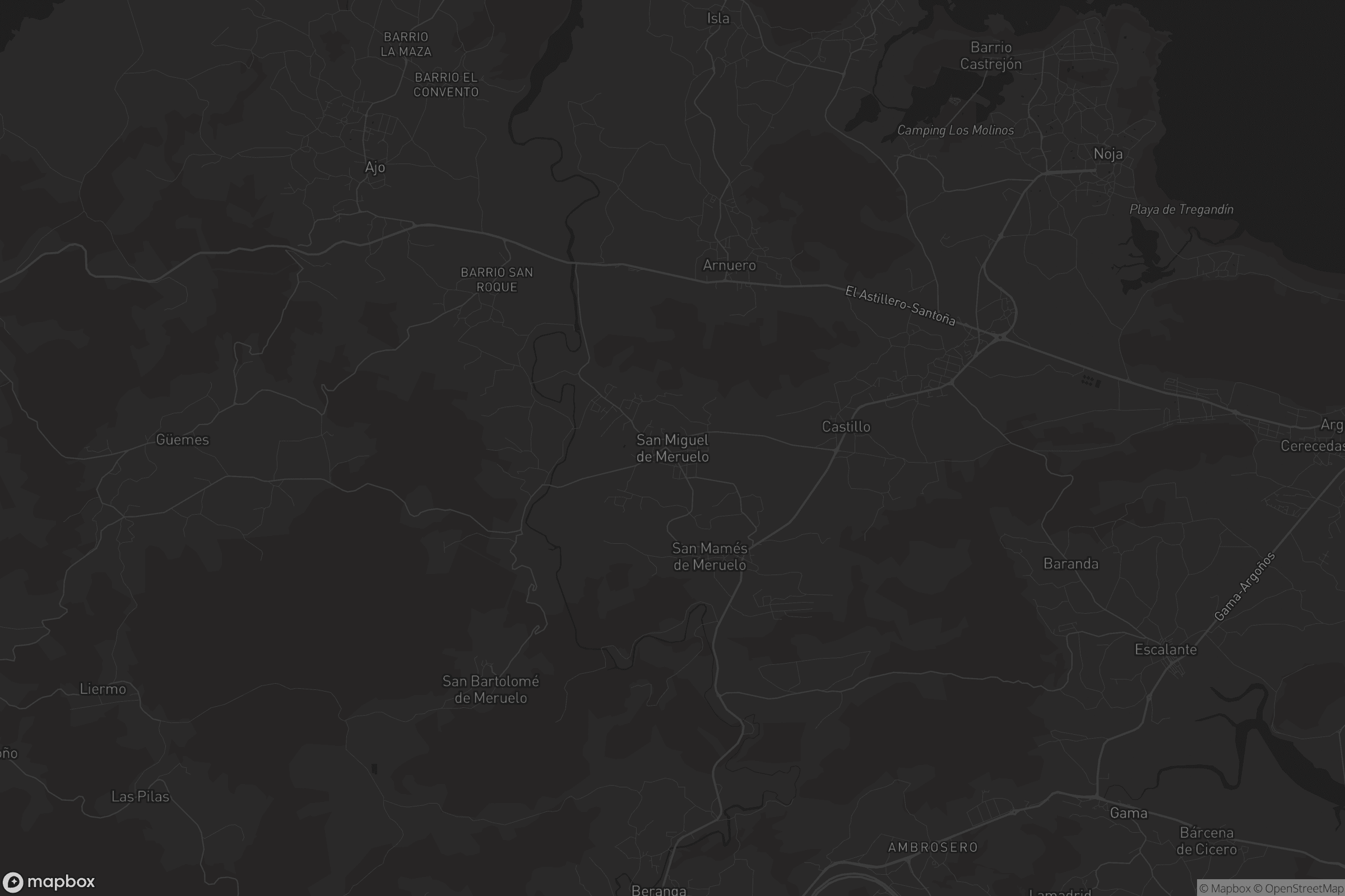 Mapa de San Miguel de Meruelo