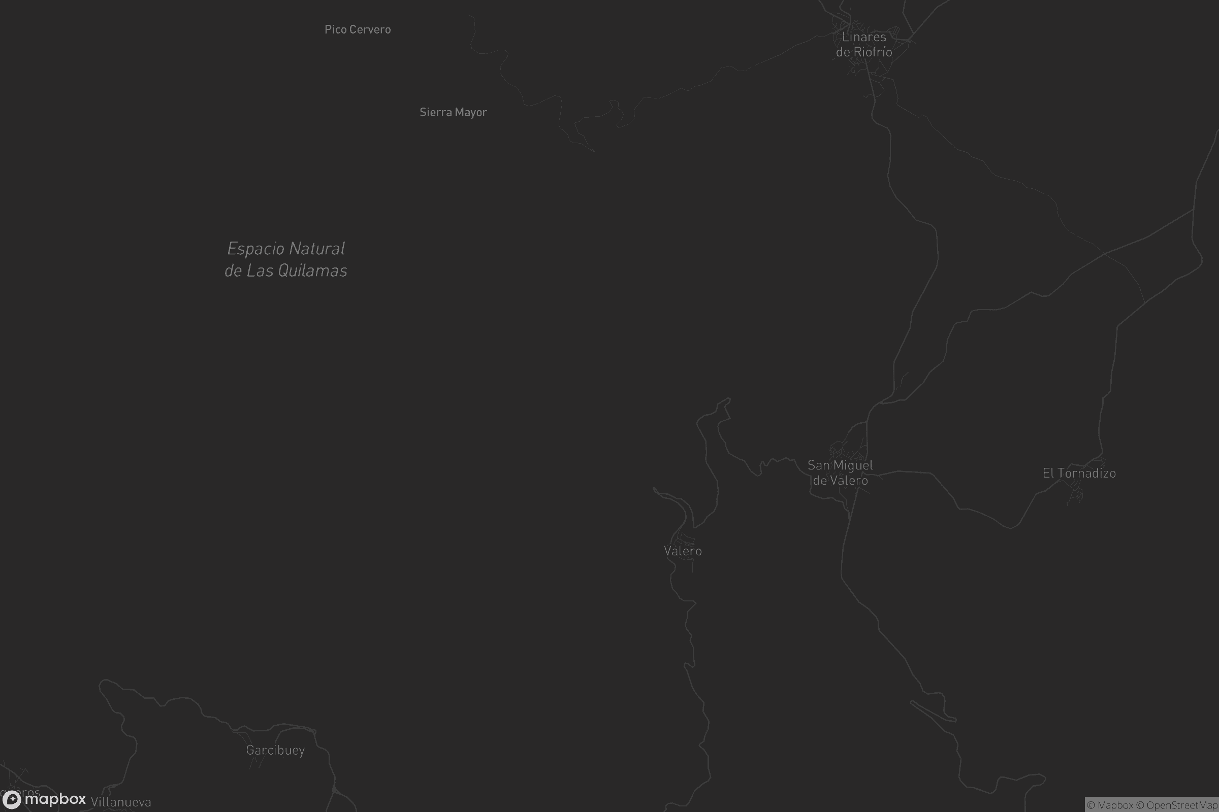 Mapa de San Miguel de Valero