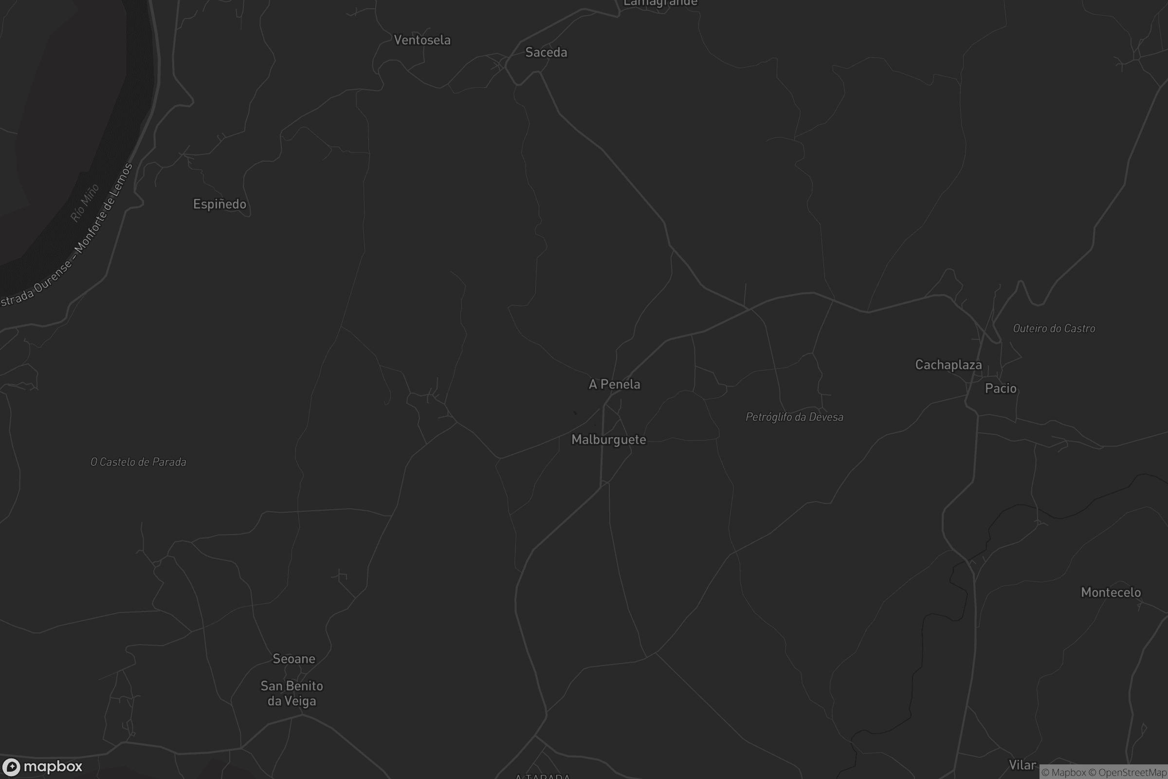 Mapa de San Miguel do Campo