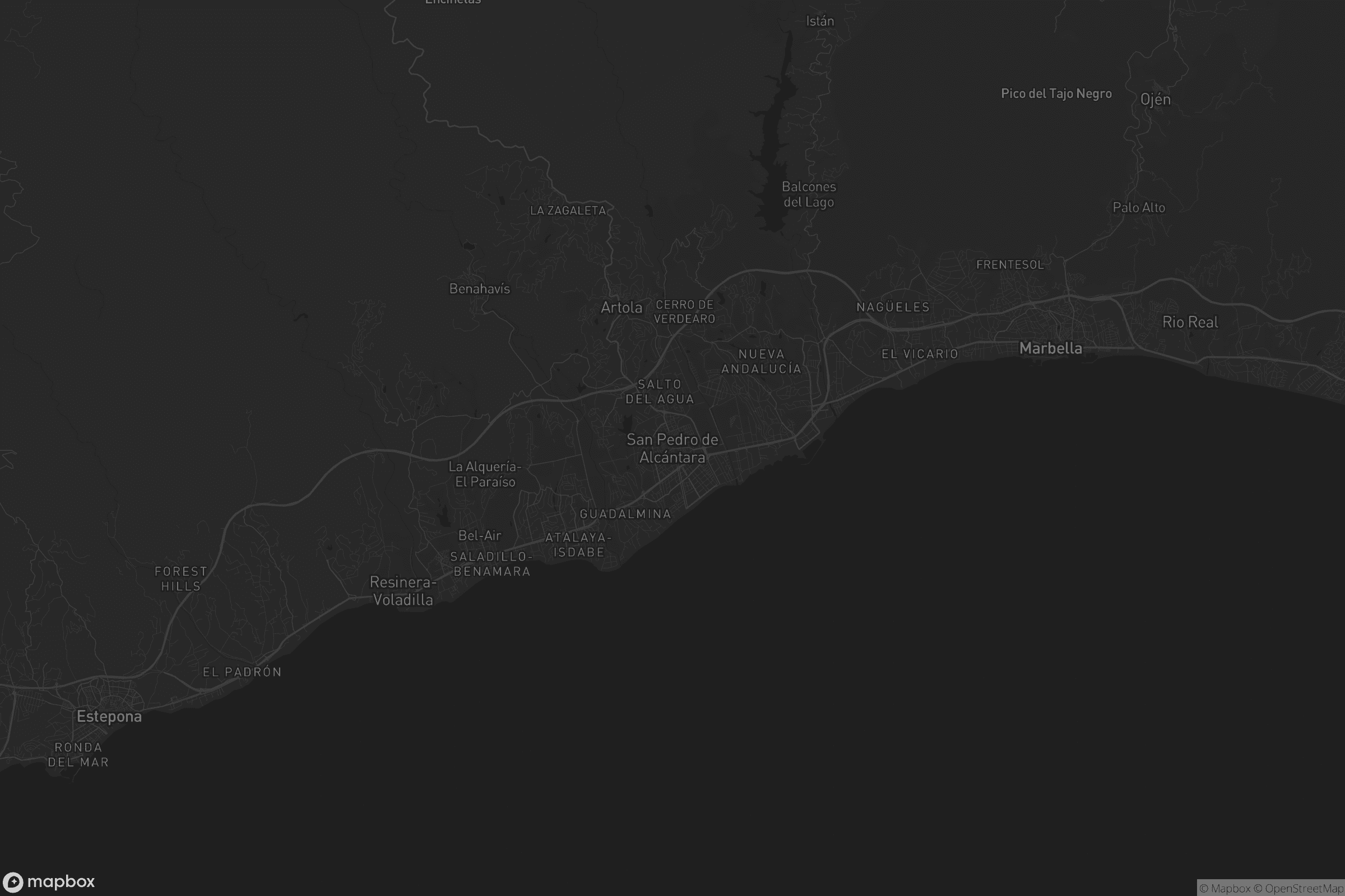 Mapa de San Pedro Alcántara