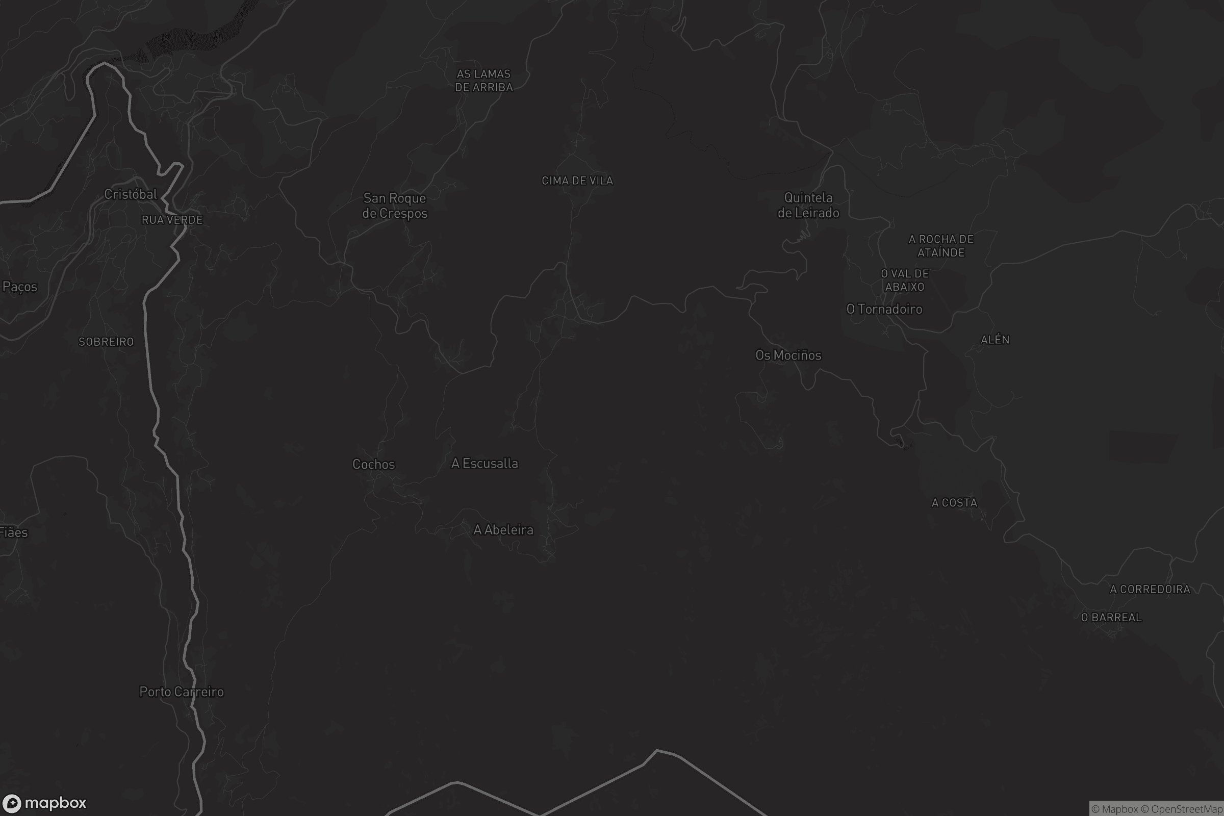 Mapa de San Pedro da Torre