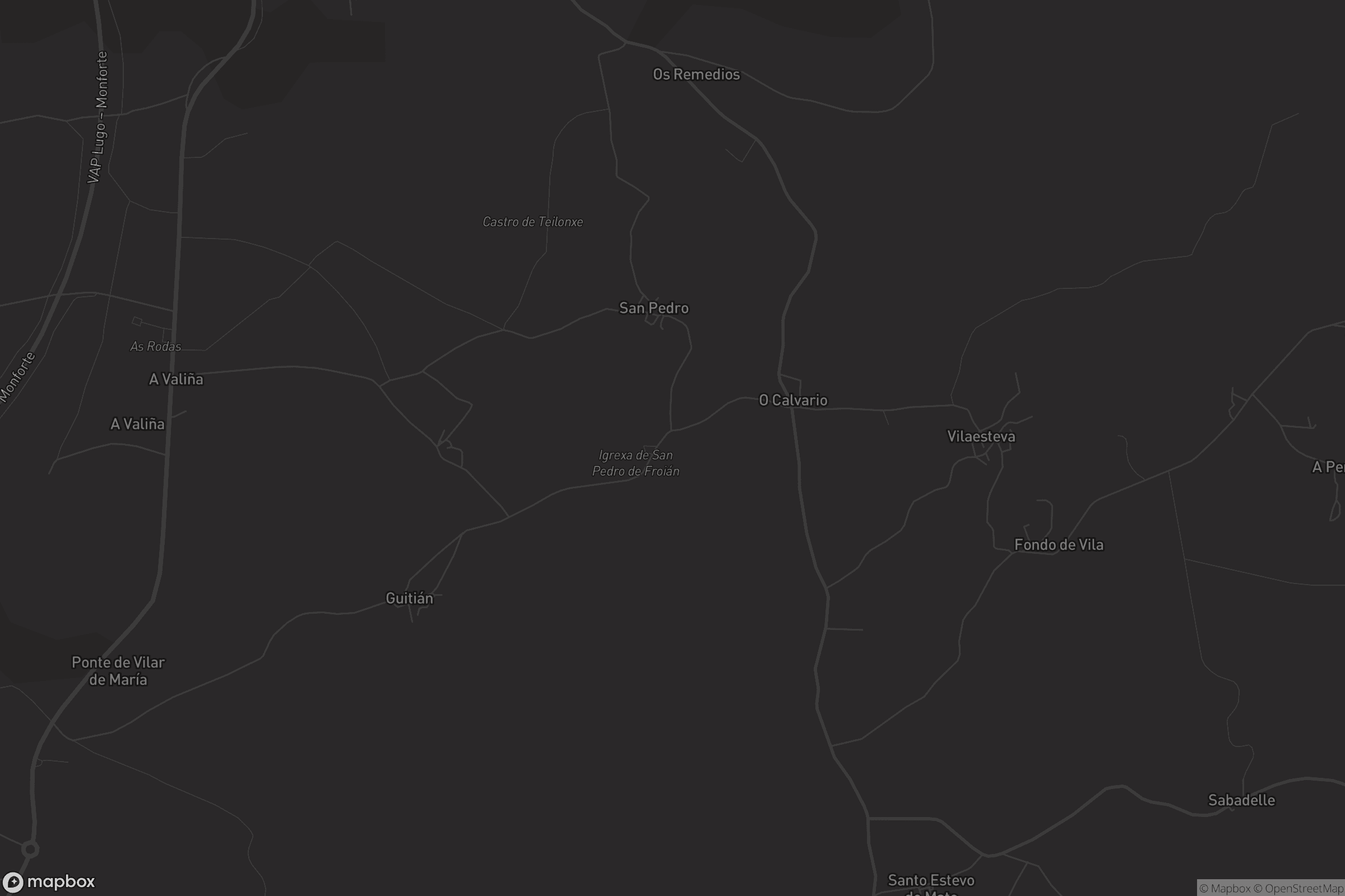 Mapa de San Pedro de Froián