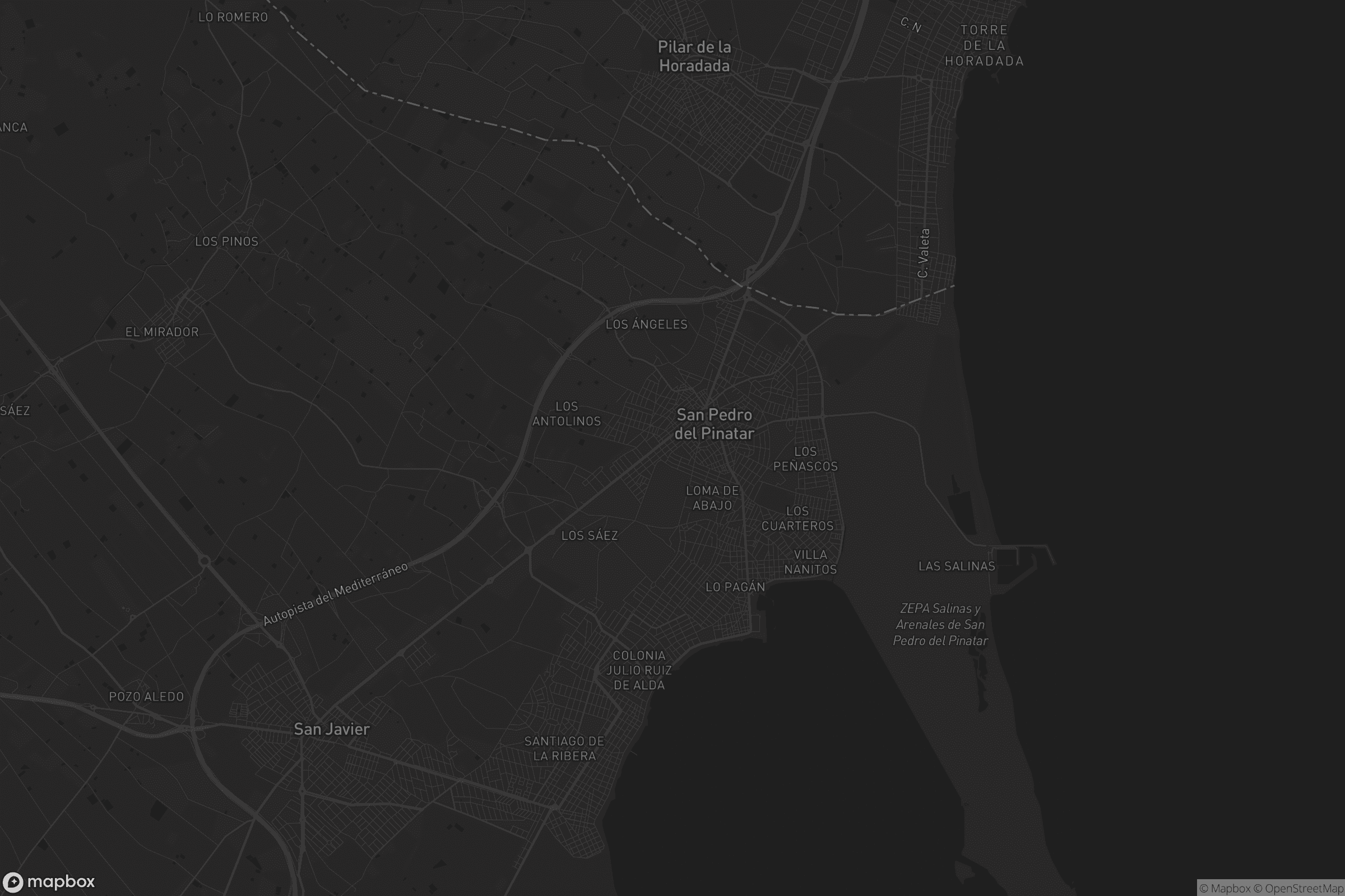 Mapa de San Pedro del Pinatar