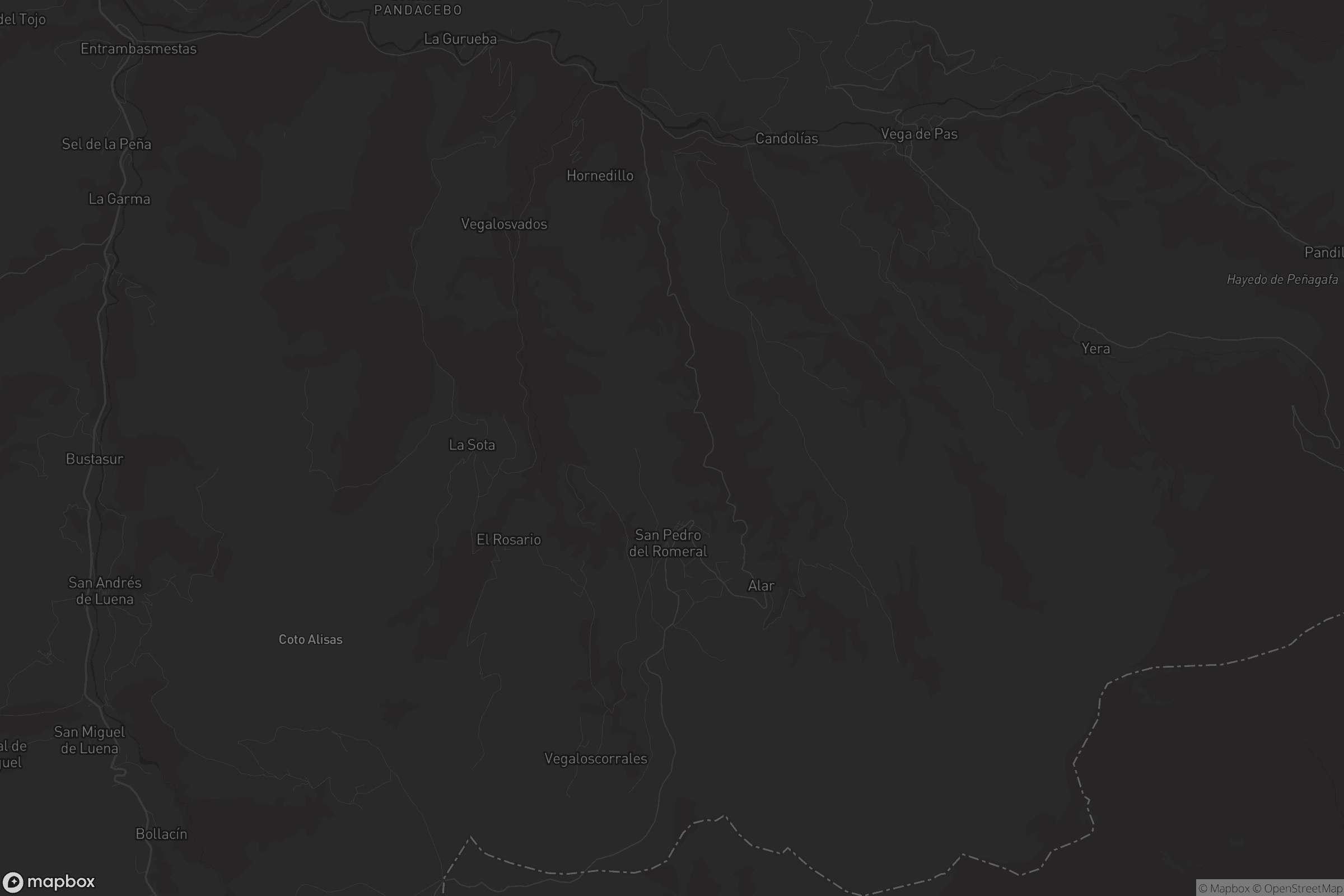 Mapa de San Pedro del Romeral