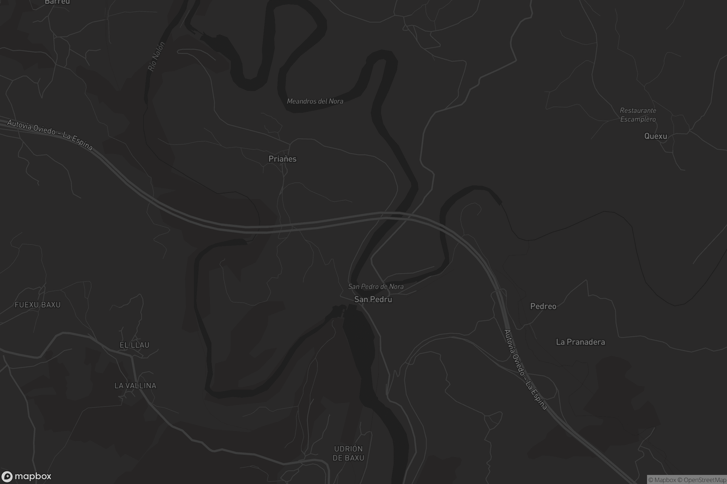 Mapa de San Pedru Nora