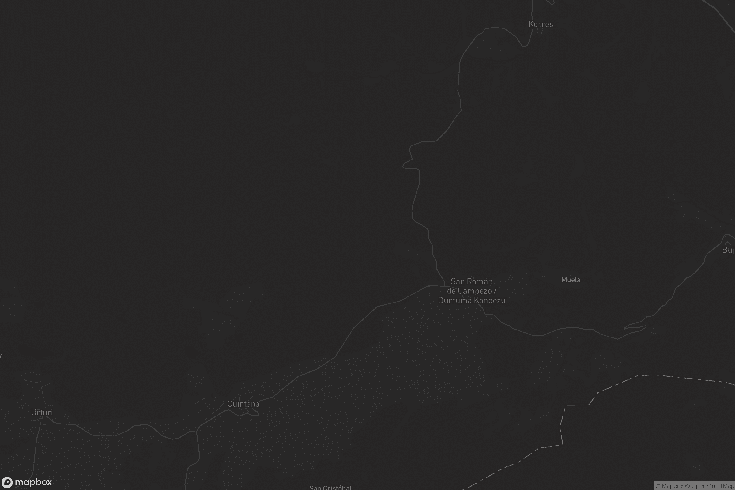 Mapa de San Román de Campezo / Durruma Kanpezu