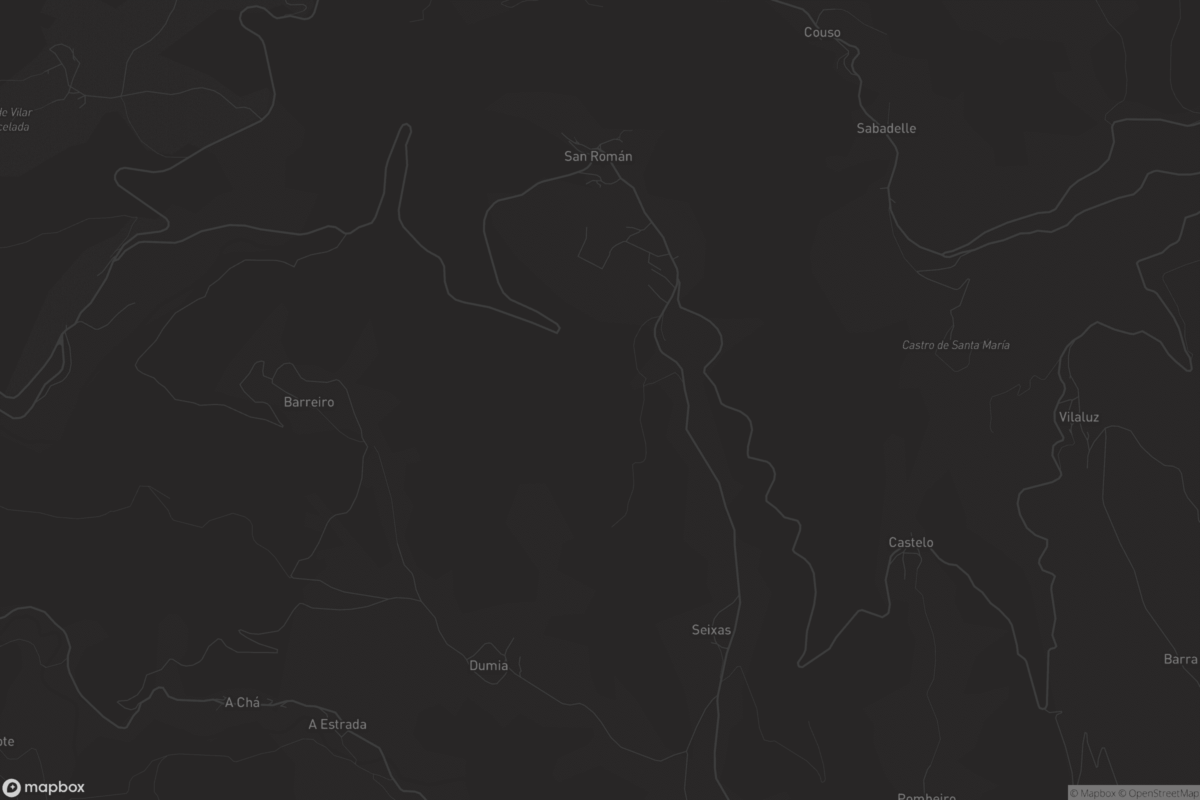 Mapa de San Román de Cervantes