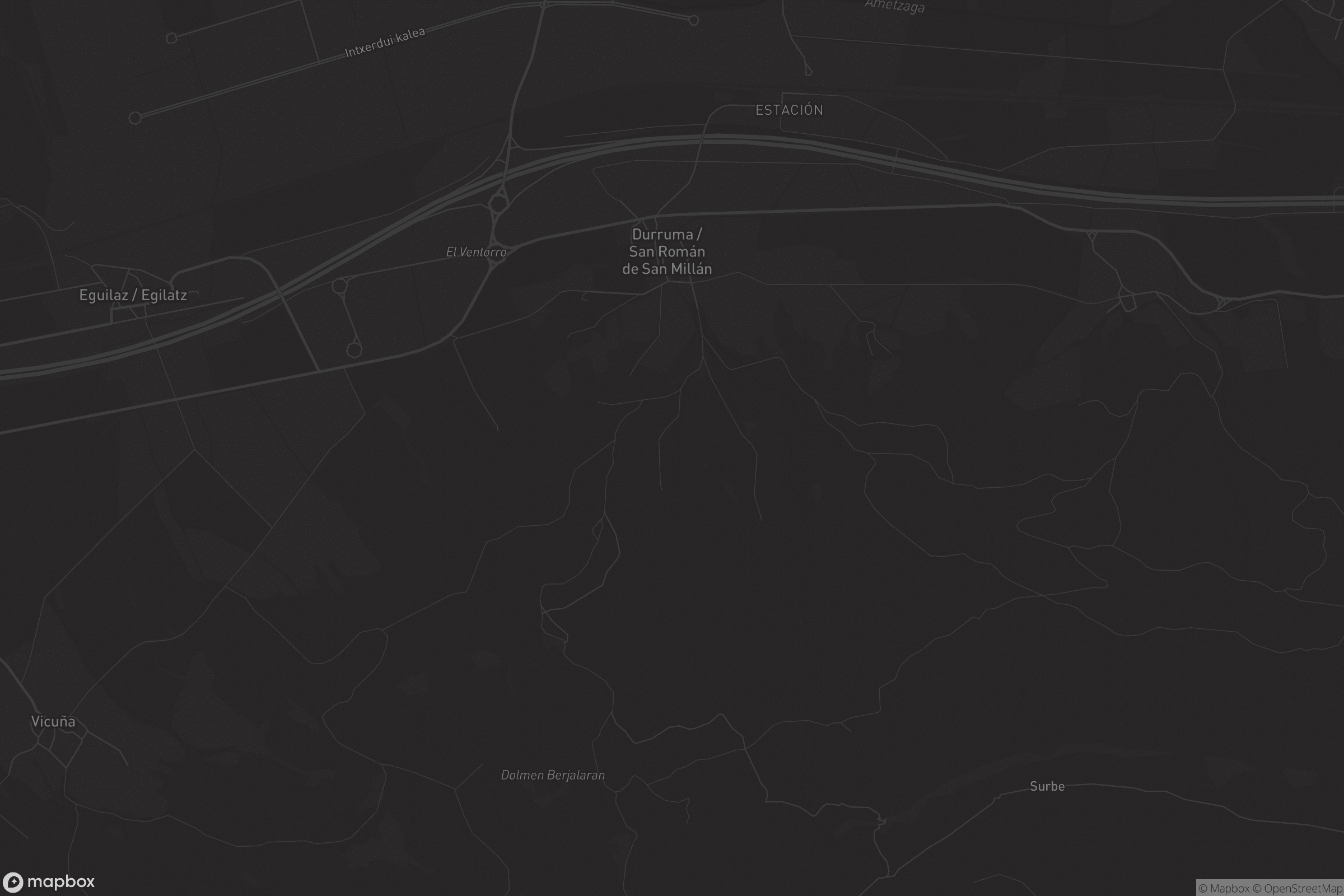 Mapa de San Román de San Millán / Durruma