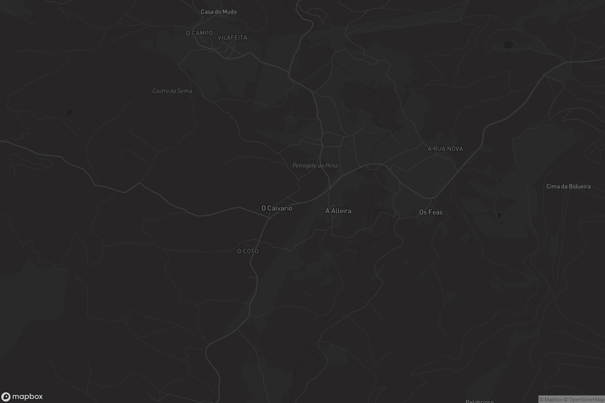 Mapa de San Román de Vilaestrofe