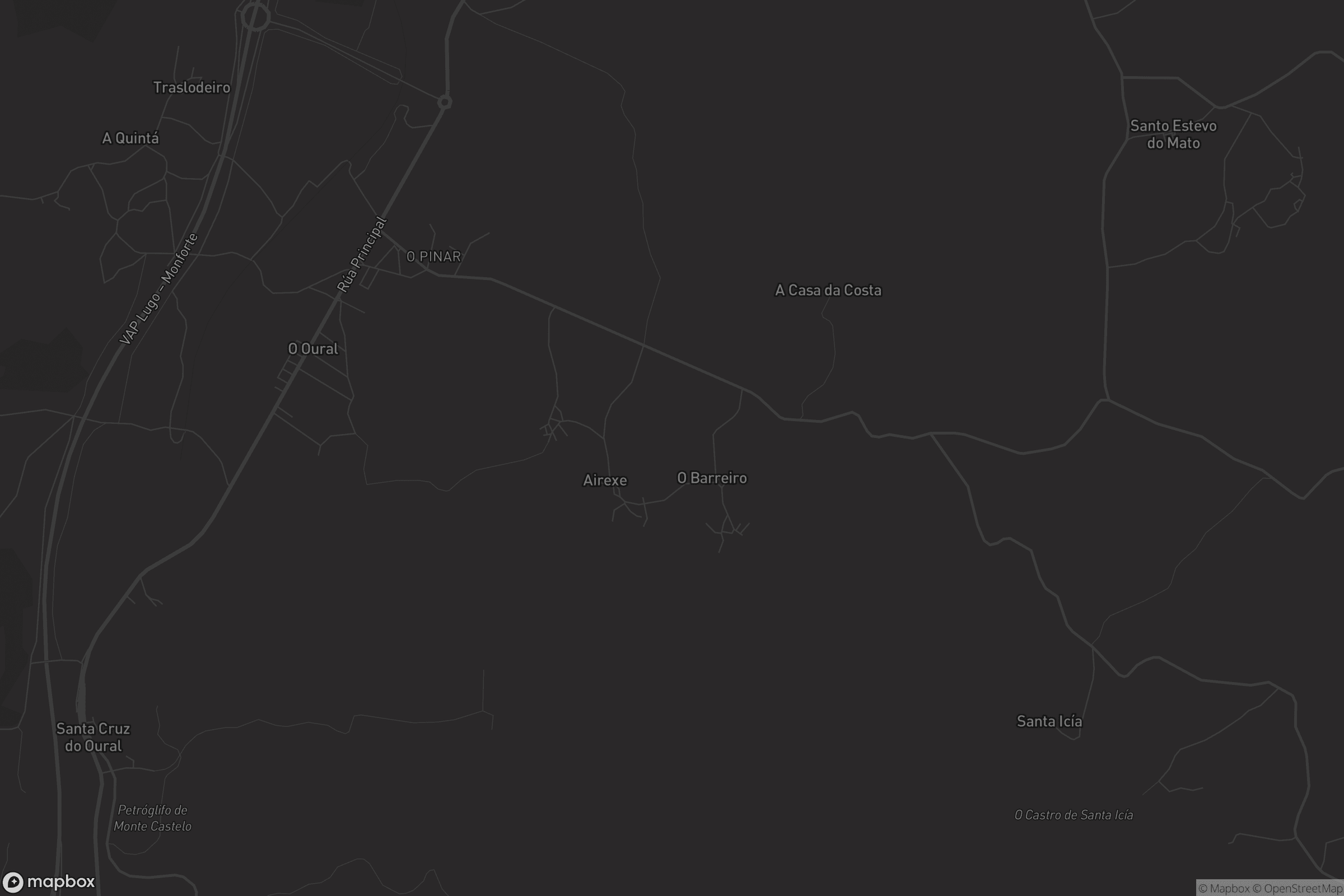 Mapa de San Sadurniño de Froián