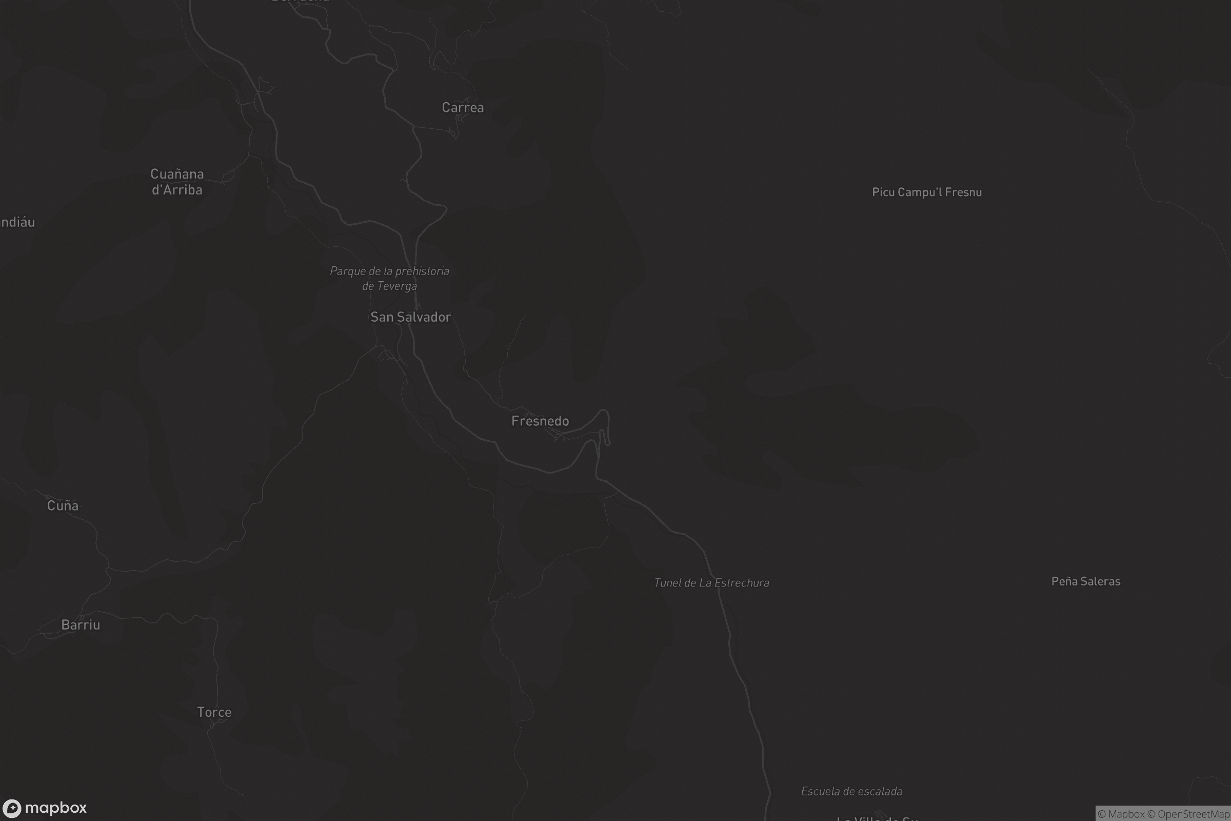 Mapa de San Salvador d'Alesga