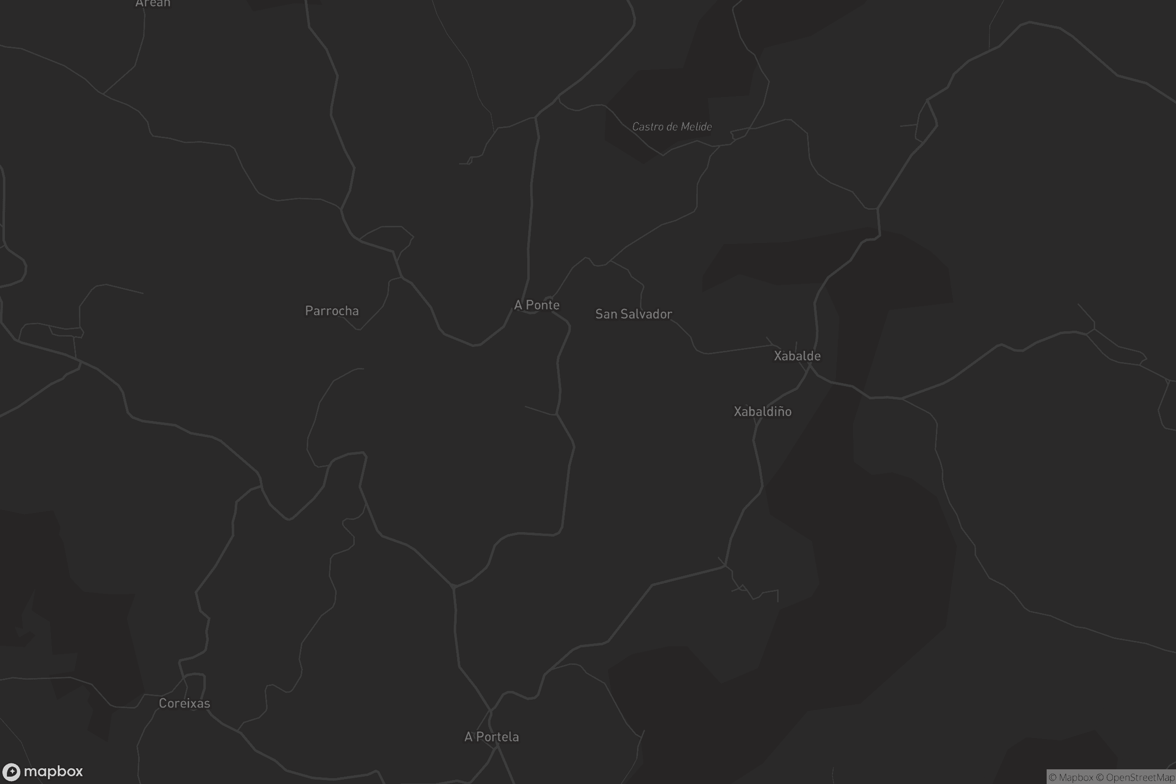 Mapa de San Salvador de Camba