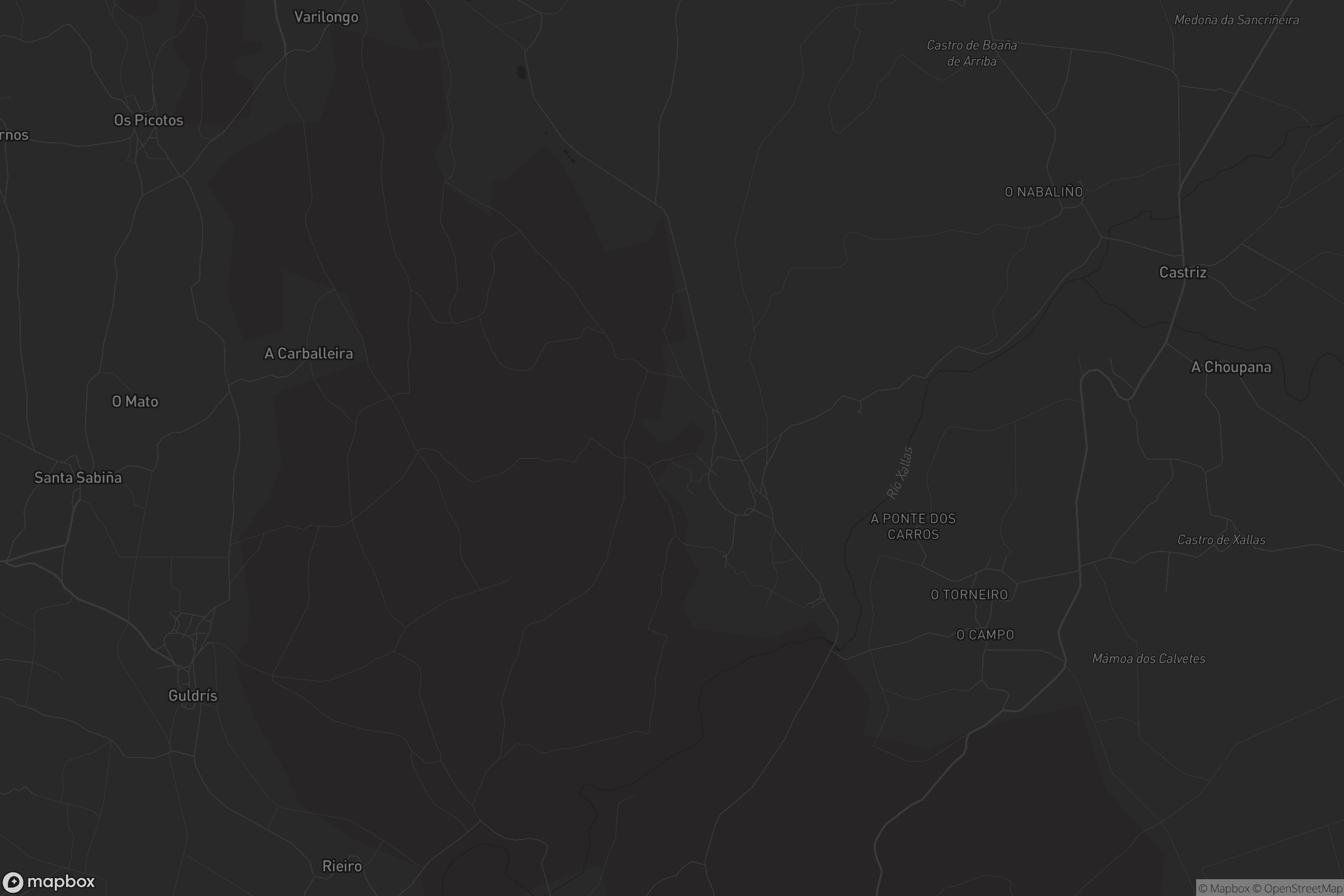Mapa de San Salvador de Padreiro