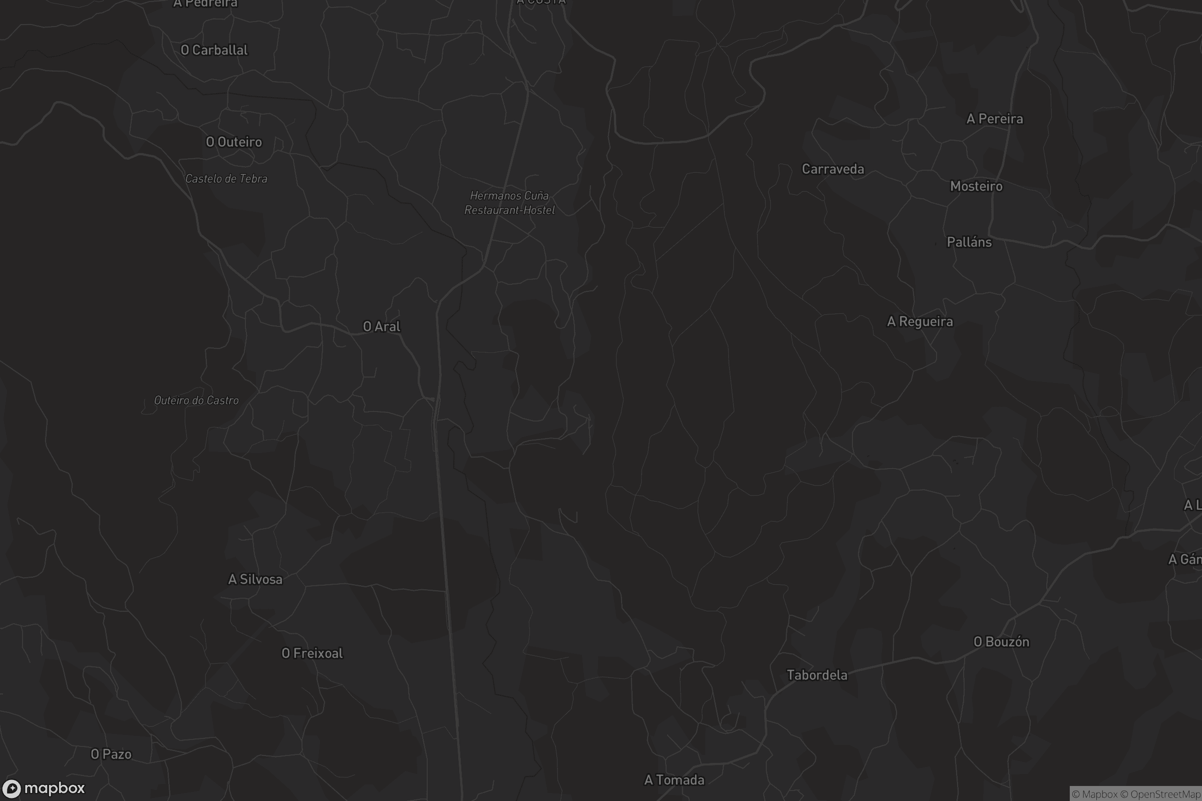 Mapa de San Salvador de Tebra