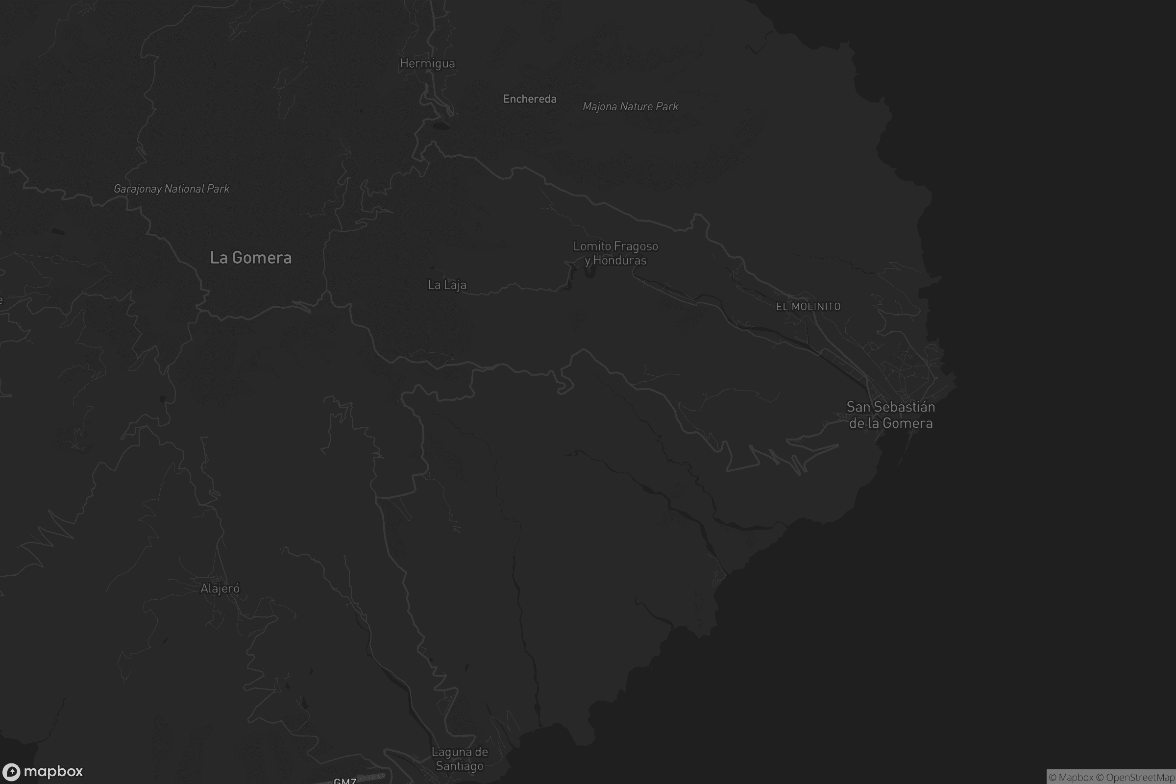 Mapa de San Sebastián de la Gomera