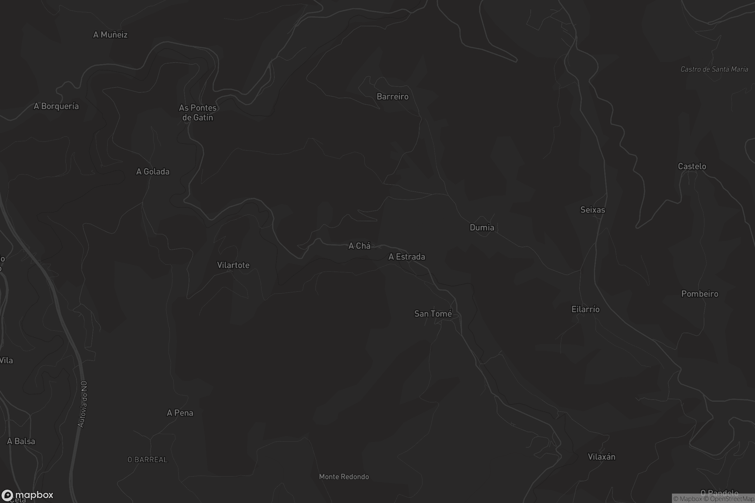 Mapa de San Tomé de Cancelada
