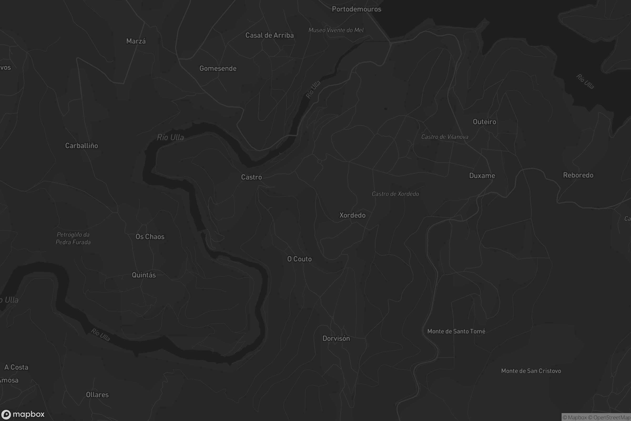 Mapa de San Tomé de Insua