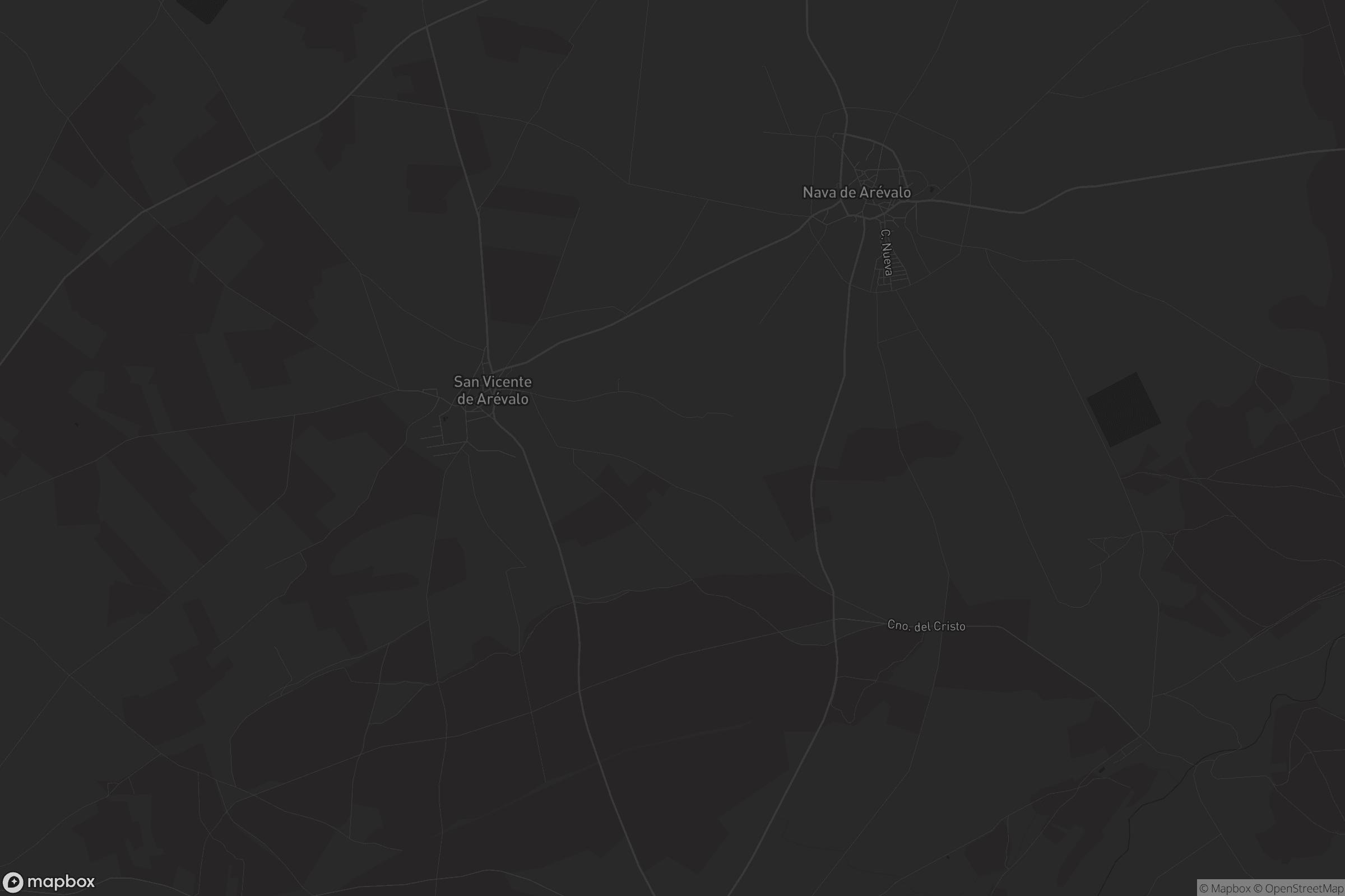 Mapa de San Vicente de Arévalo