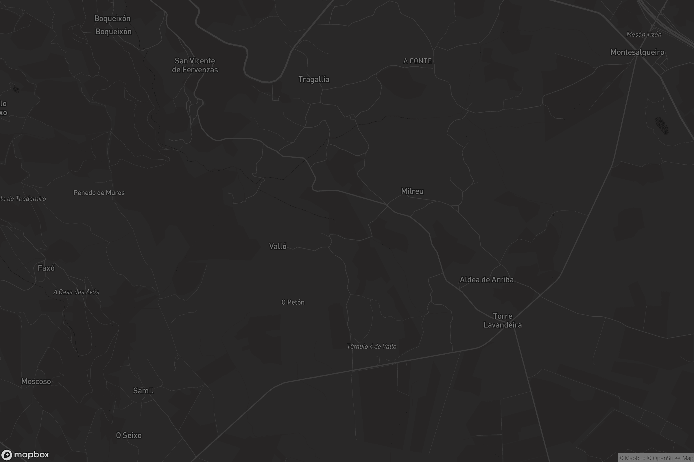 Mapa de San Vicente de Fervenzas