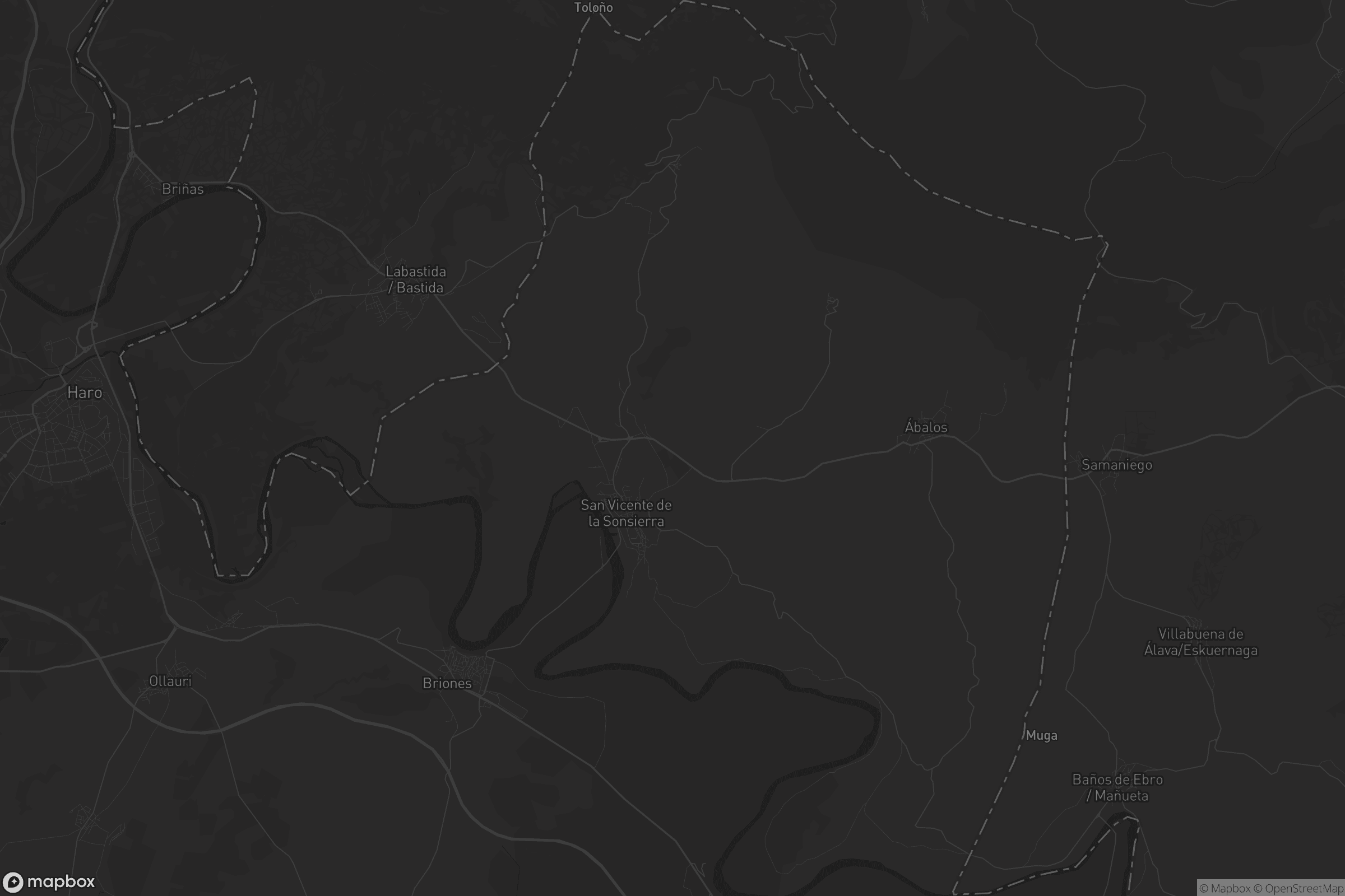 Mapa de San Vicente de la Sonsierra