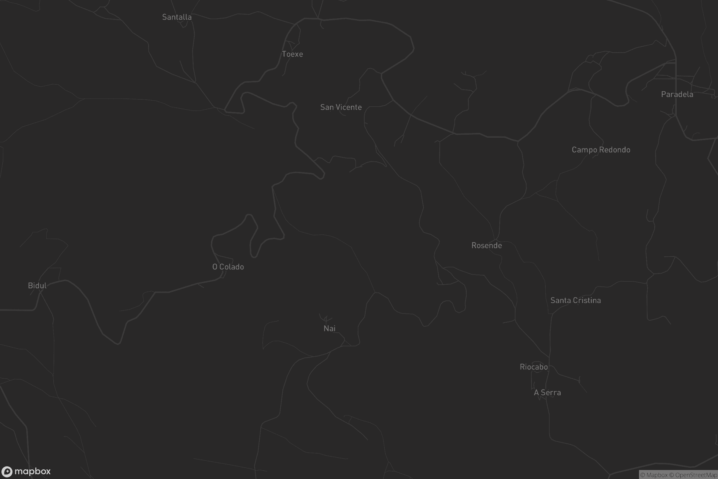 Mapa de San Vicente de Paradela
