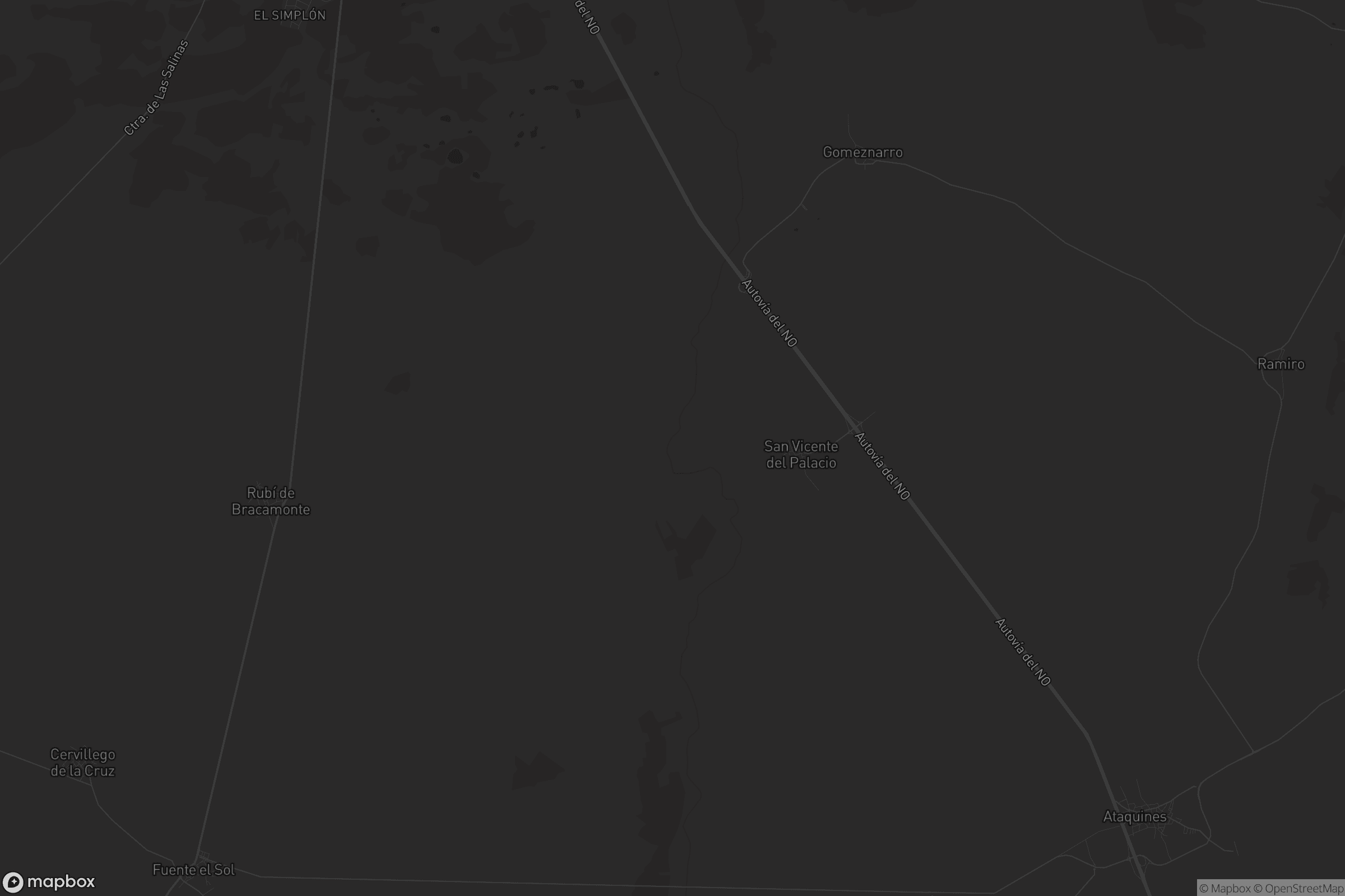 Mapa de San Vicente del Palacio