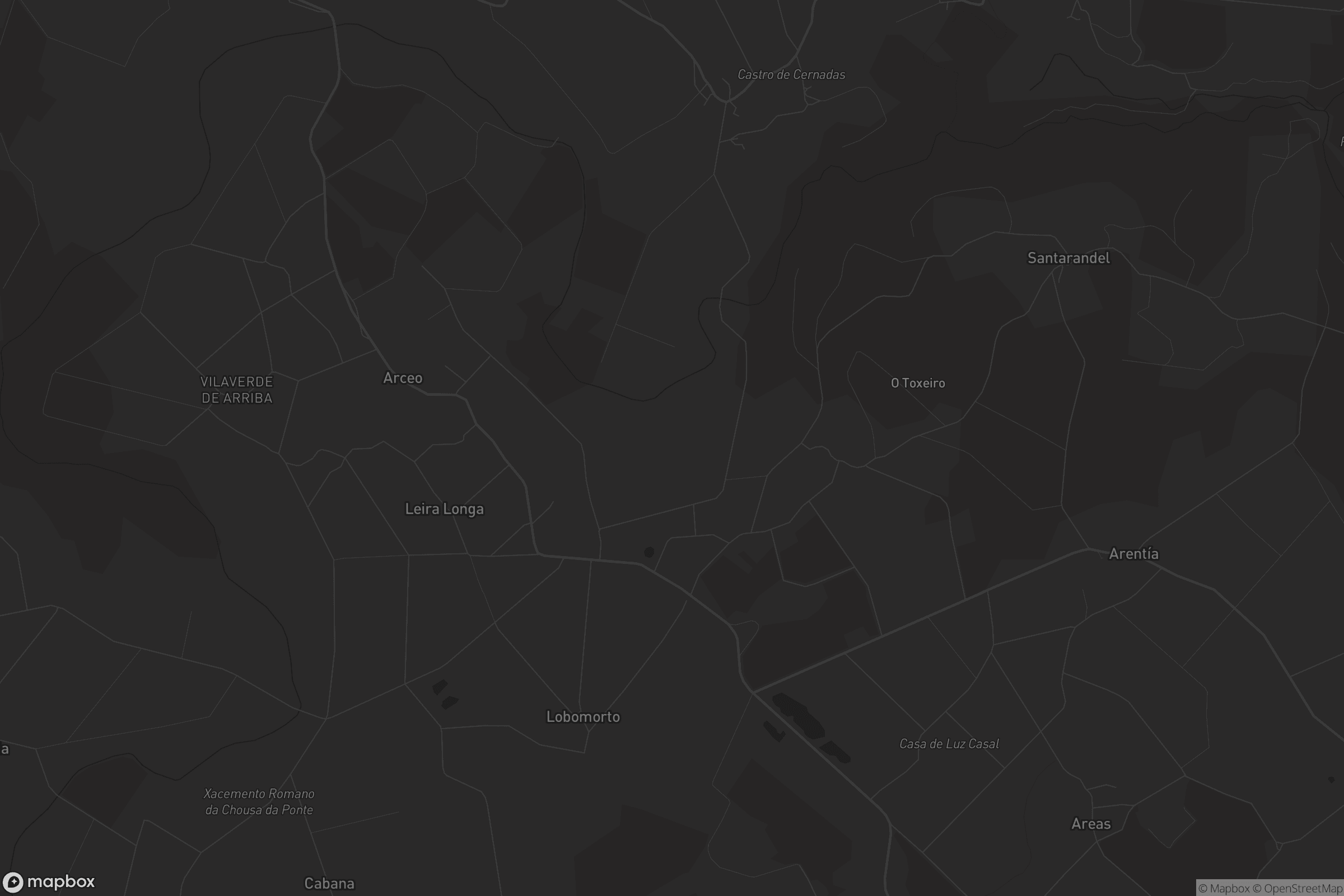 Mapa de San Vicenzo de Arceo