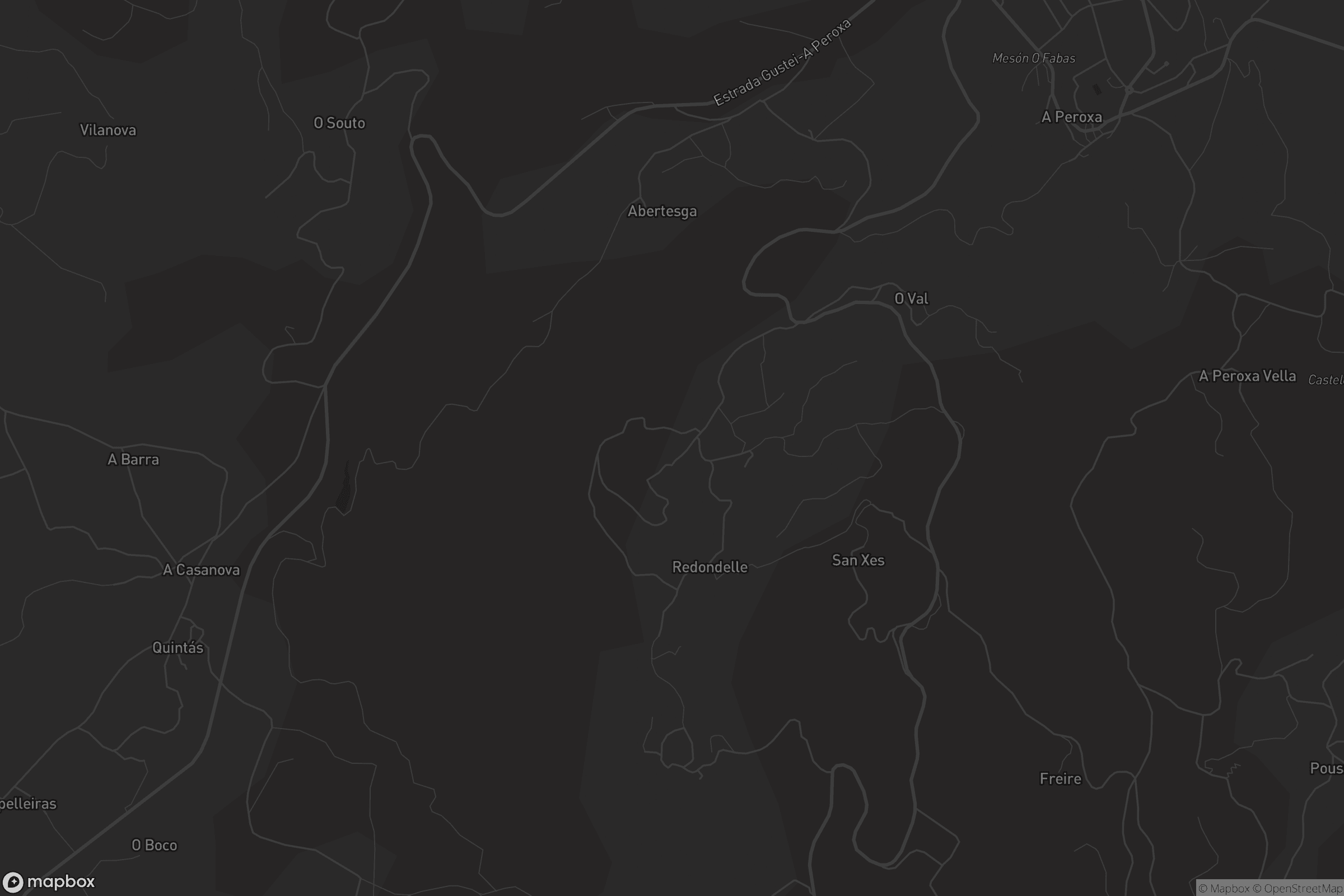Mapa de San Xes da Peroxa