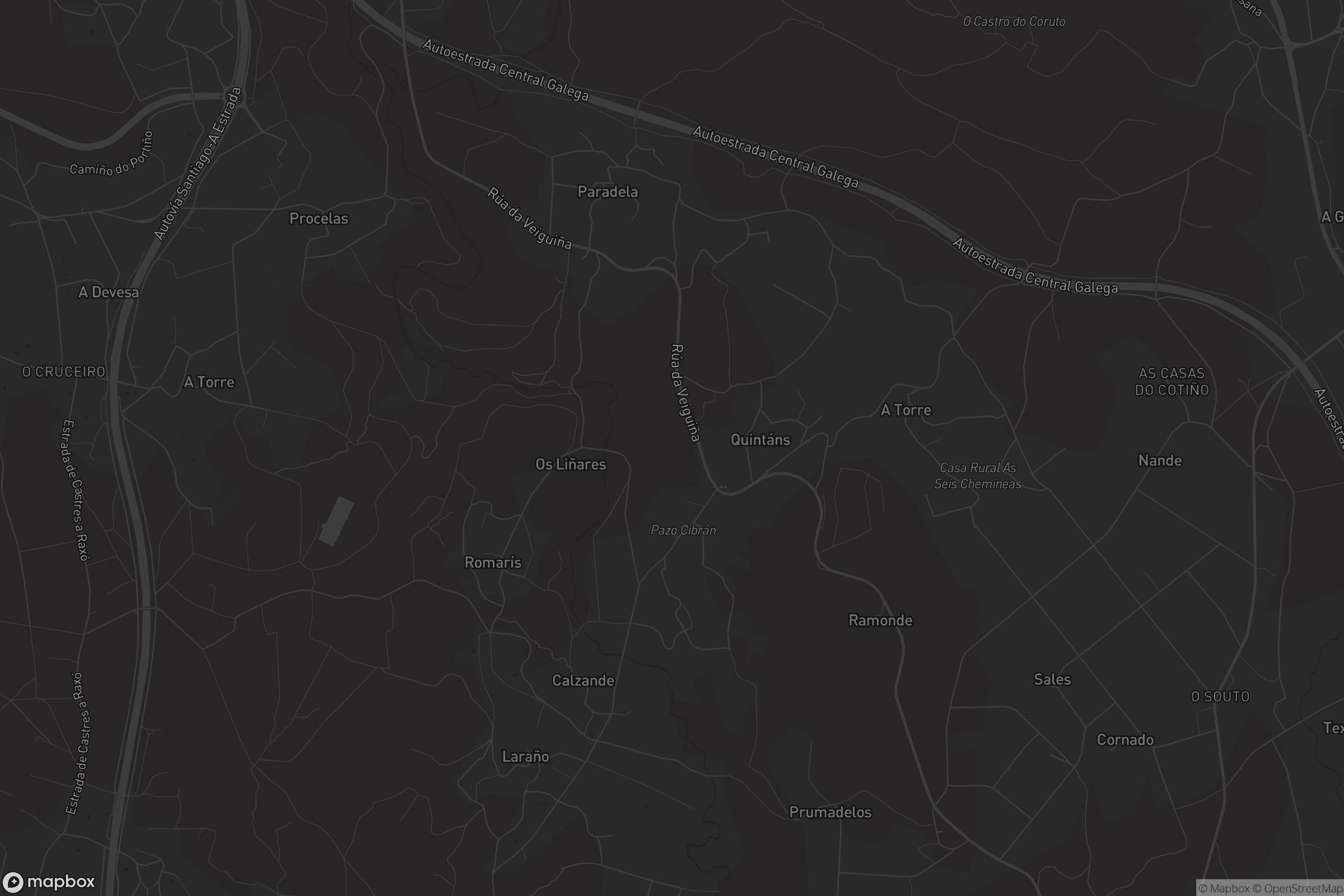 Mapa de San Xián de Sales