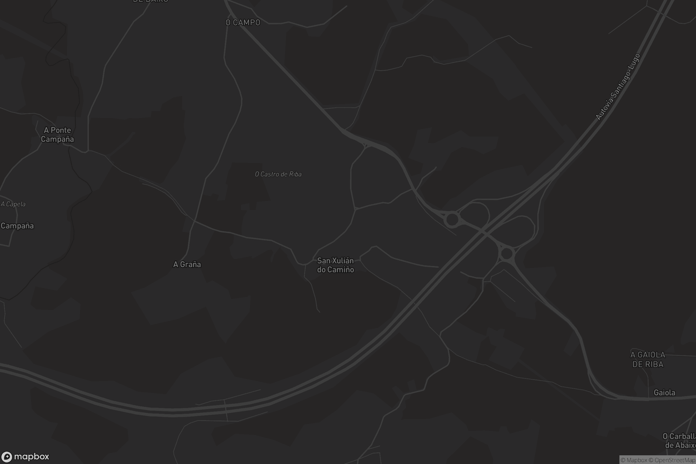 Mapa de San Xiao do Camiño