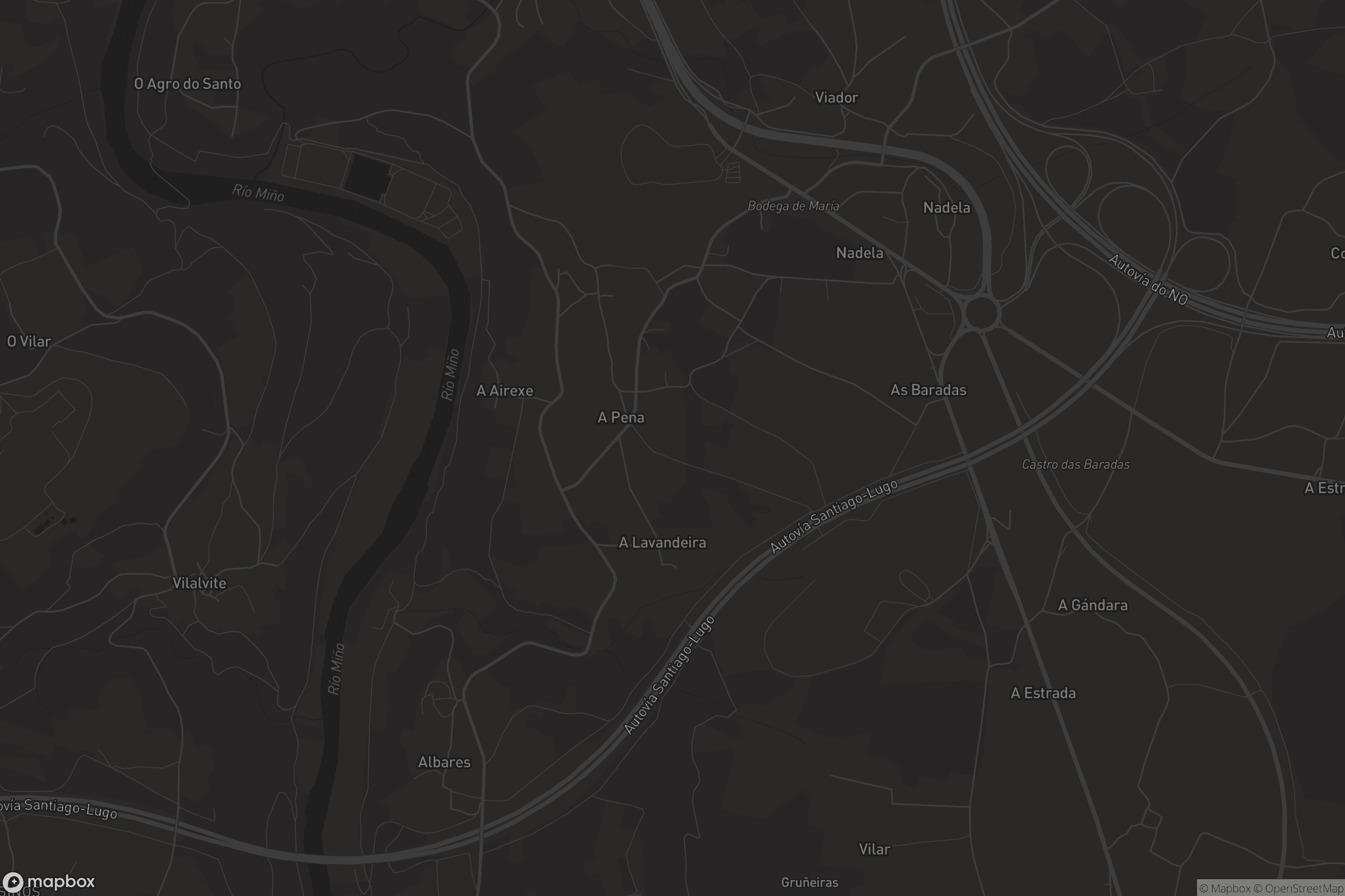 Mapa de San Xoán de Pena