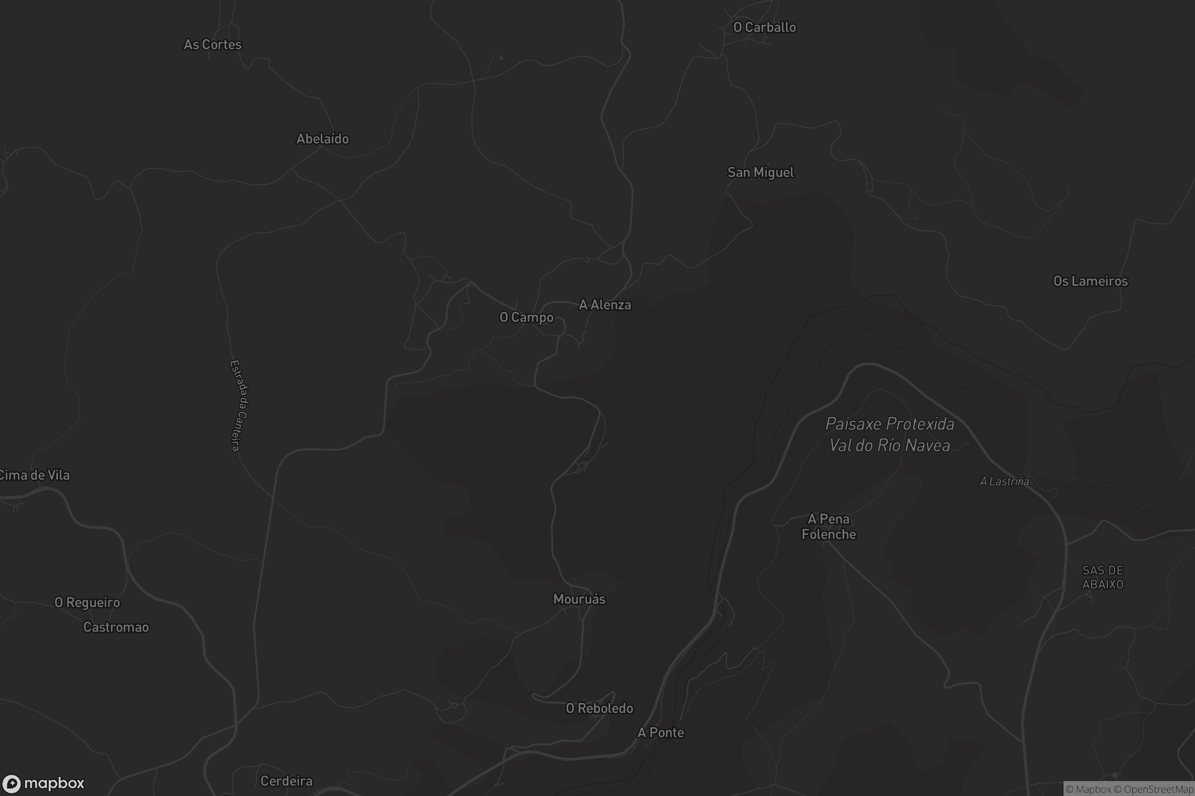 Mapa de San Xoán de Río