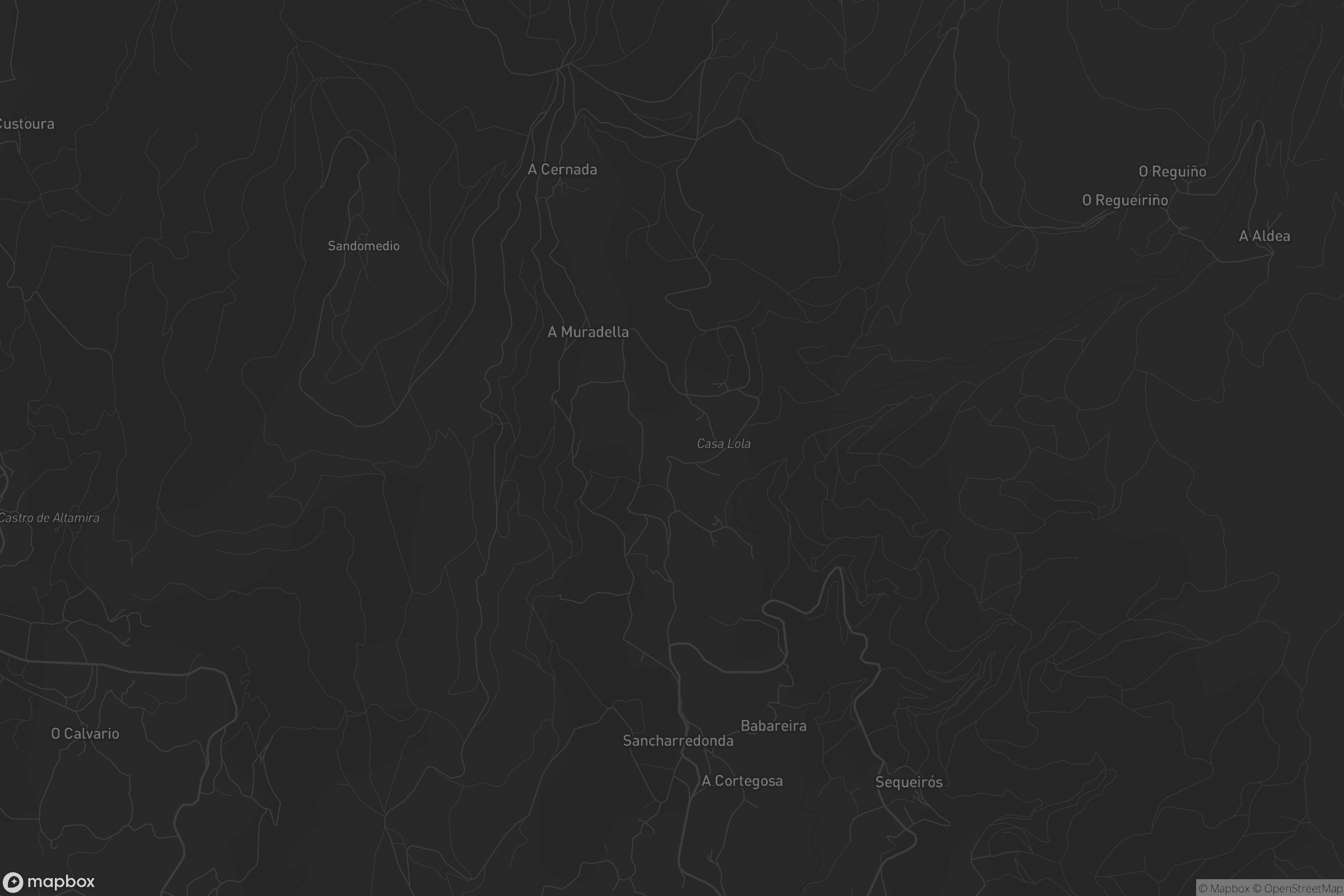 Mapa de San Xosé de Ribarteme