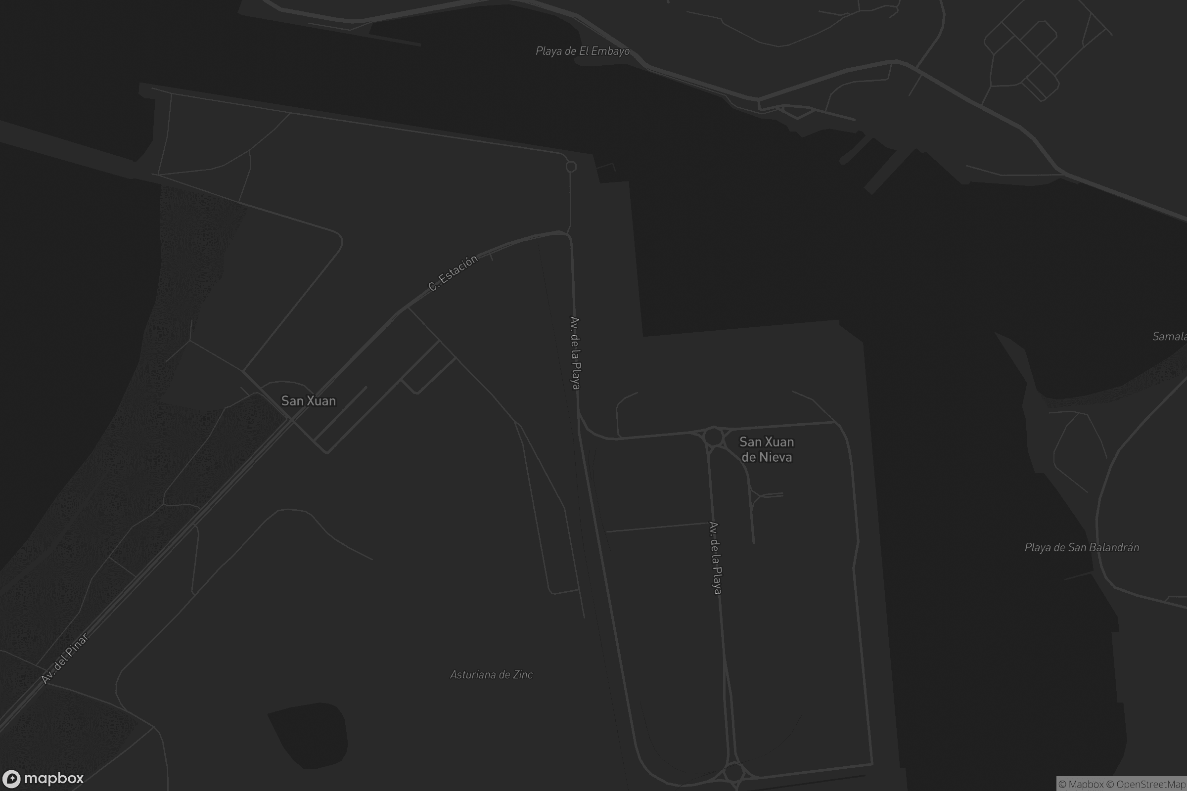 Mapa de San Xuan de Nieva