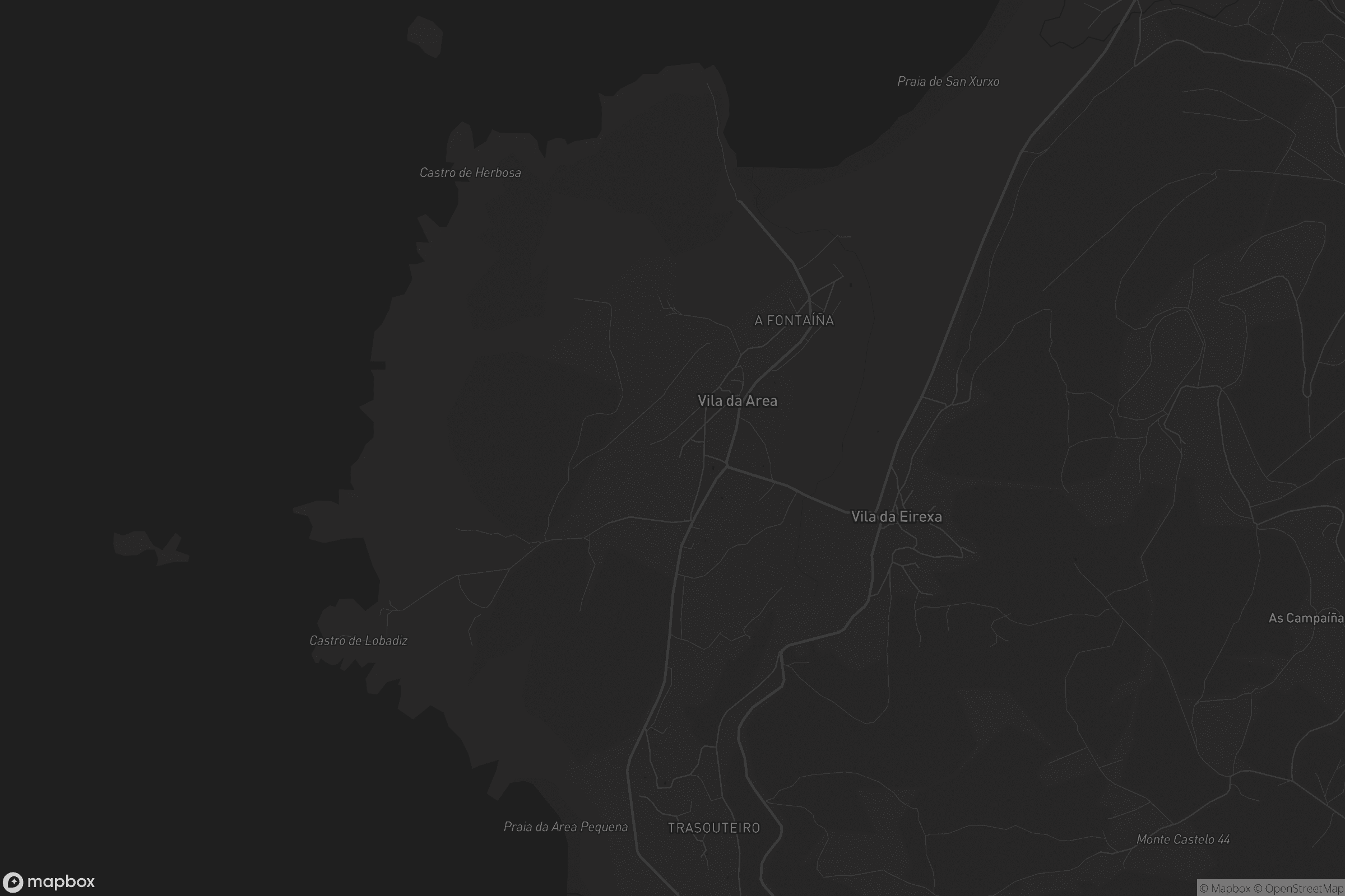 Mapa de San Xurxo da Mariña