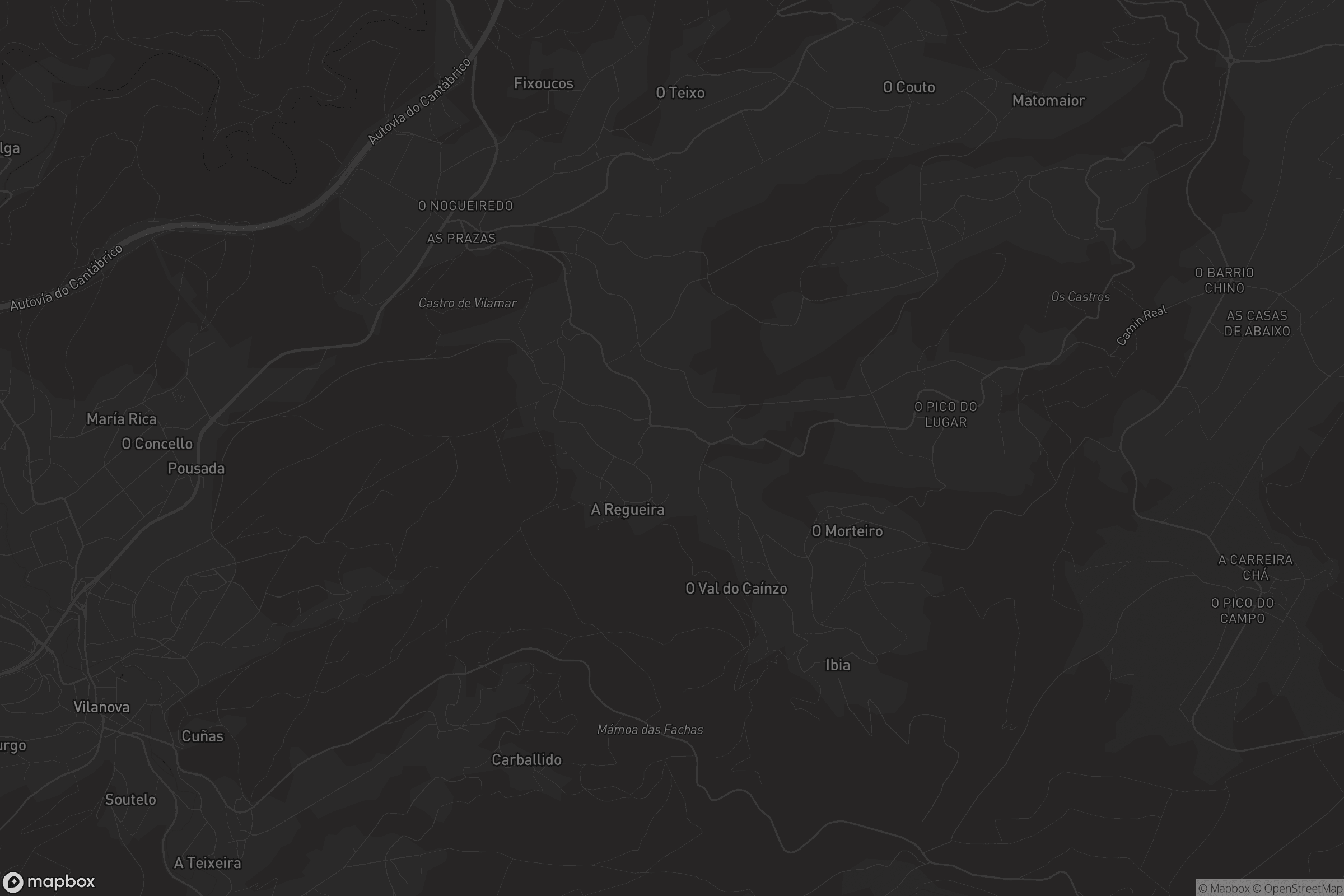 Mapa de San Xusto de Cabarcos