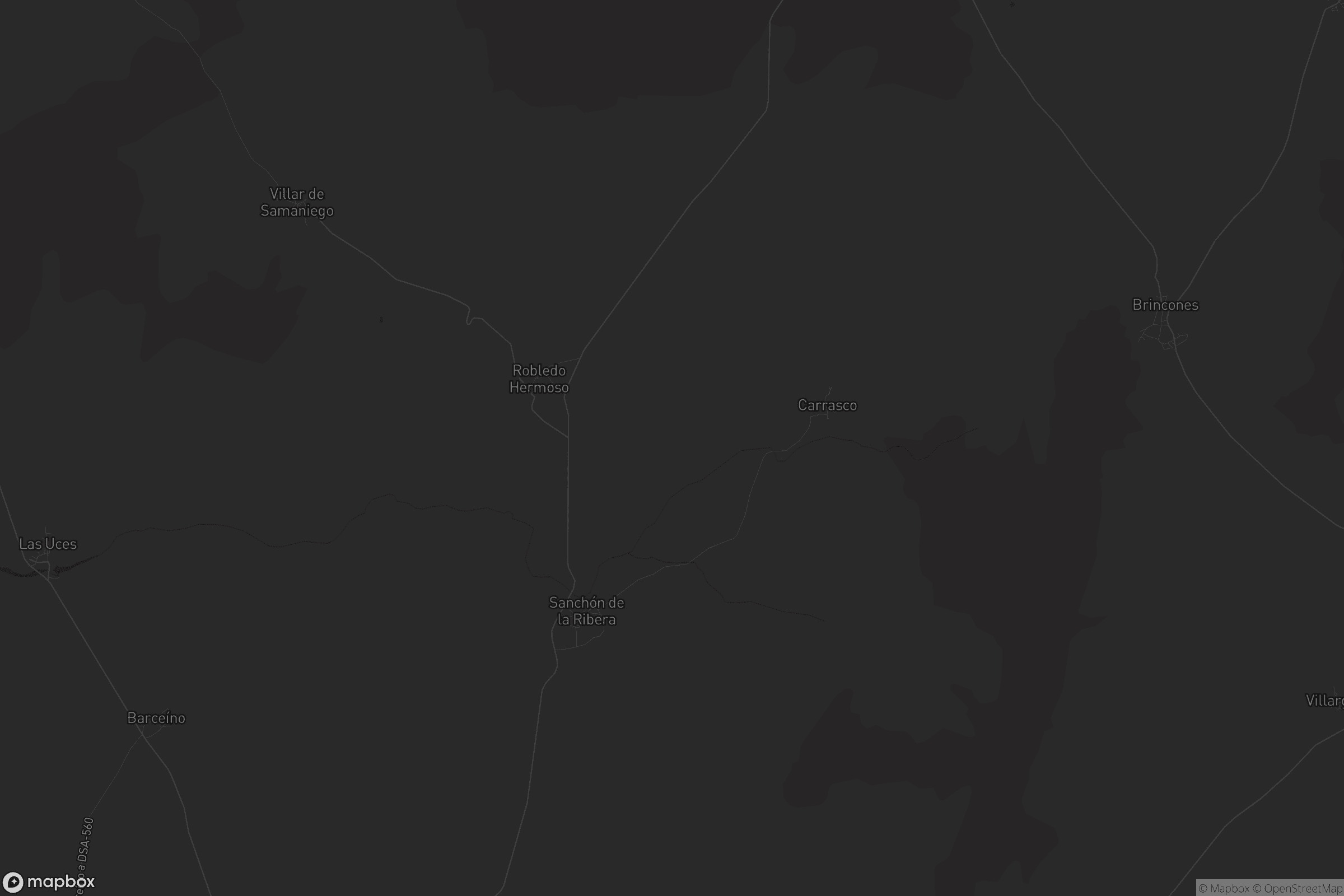 Mapa de Sanchón de la Ribera