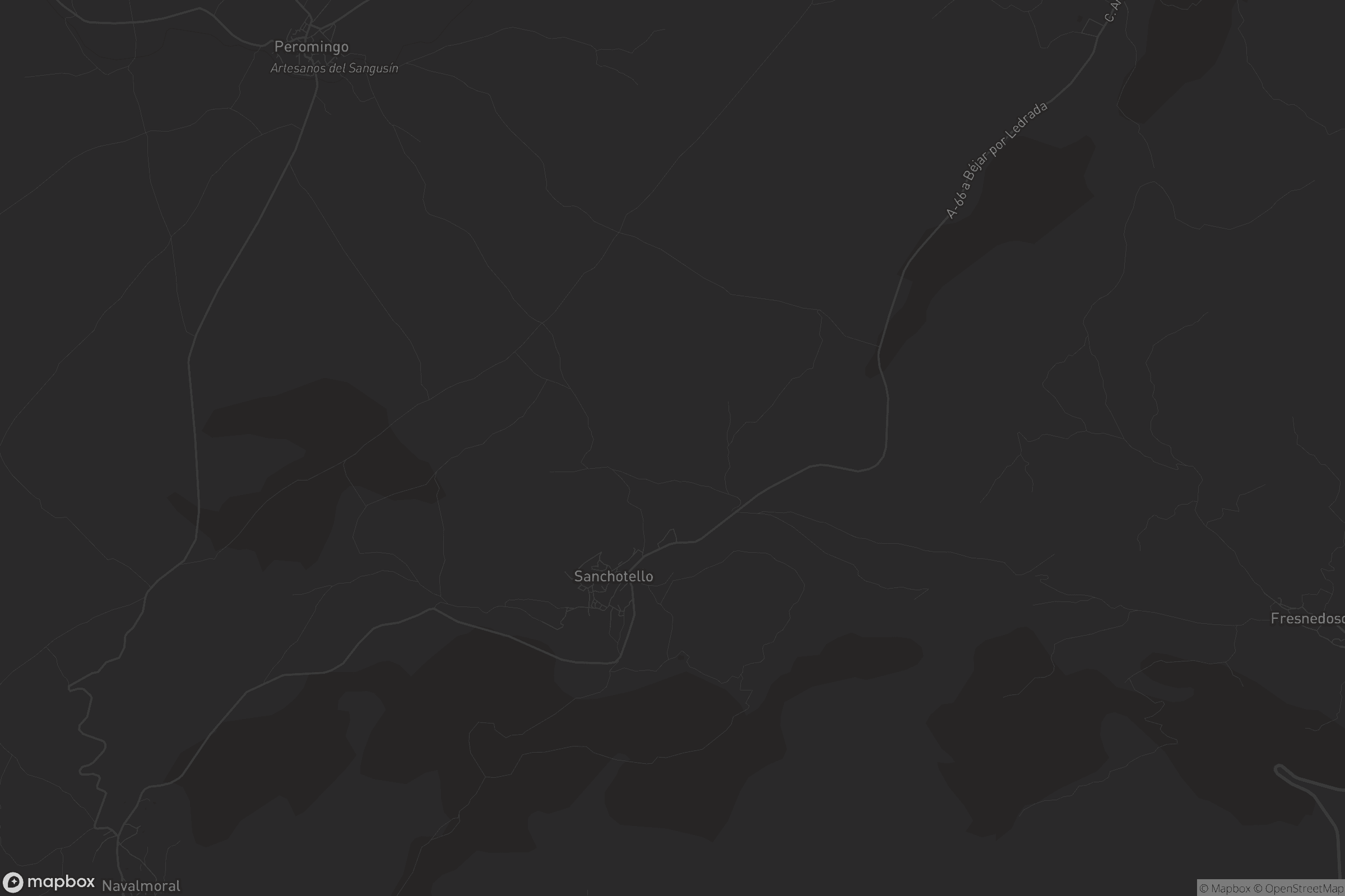 Mapa de Sanchotello