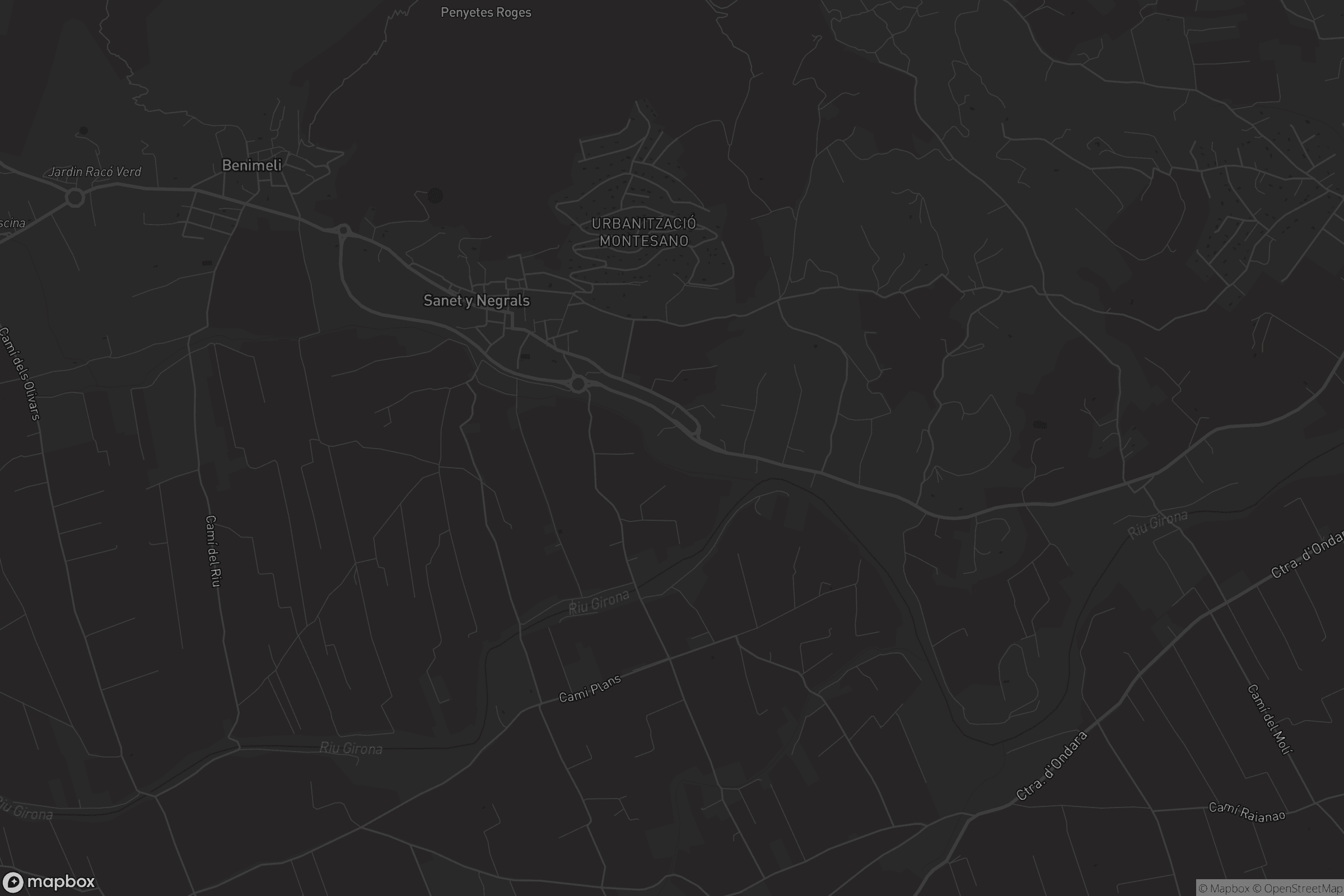 Mapa de Sanet y Negrals