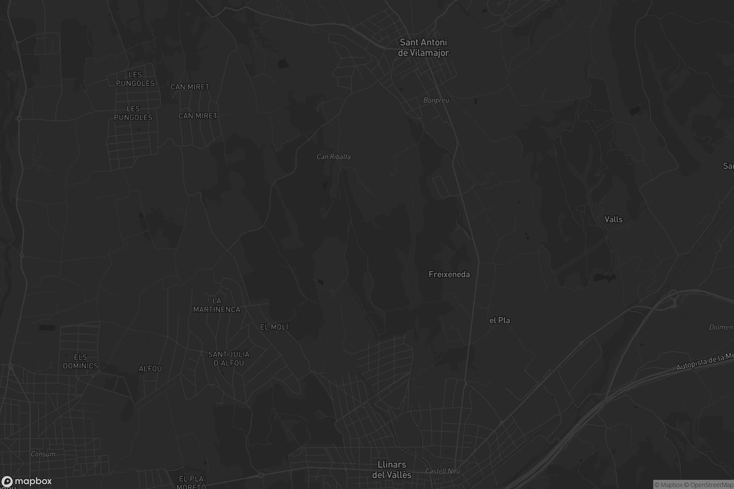 Mapa de Sant Antoni de Vilamajor