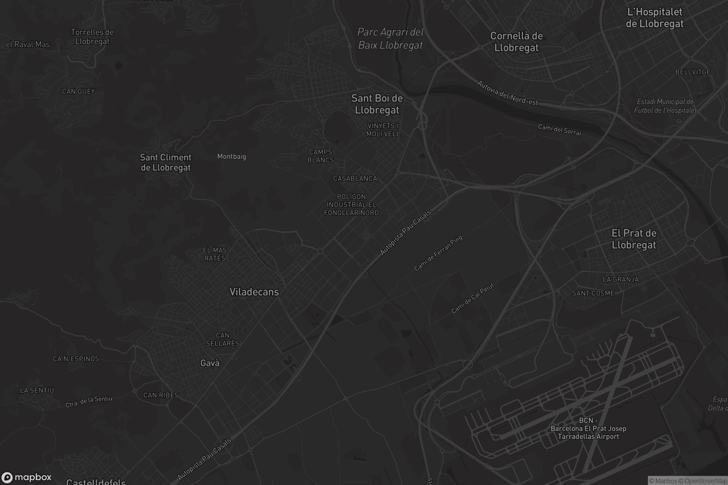 Mapa de Sant Boi de Llobregat